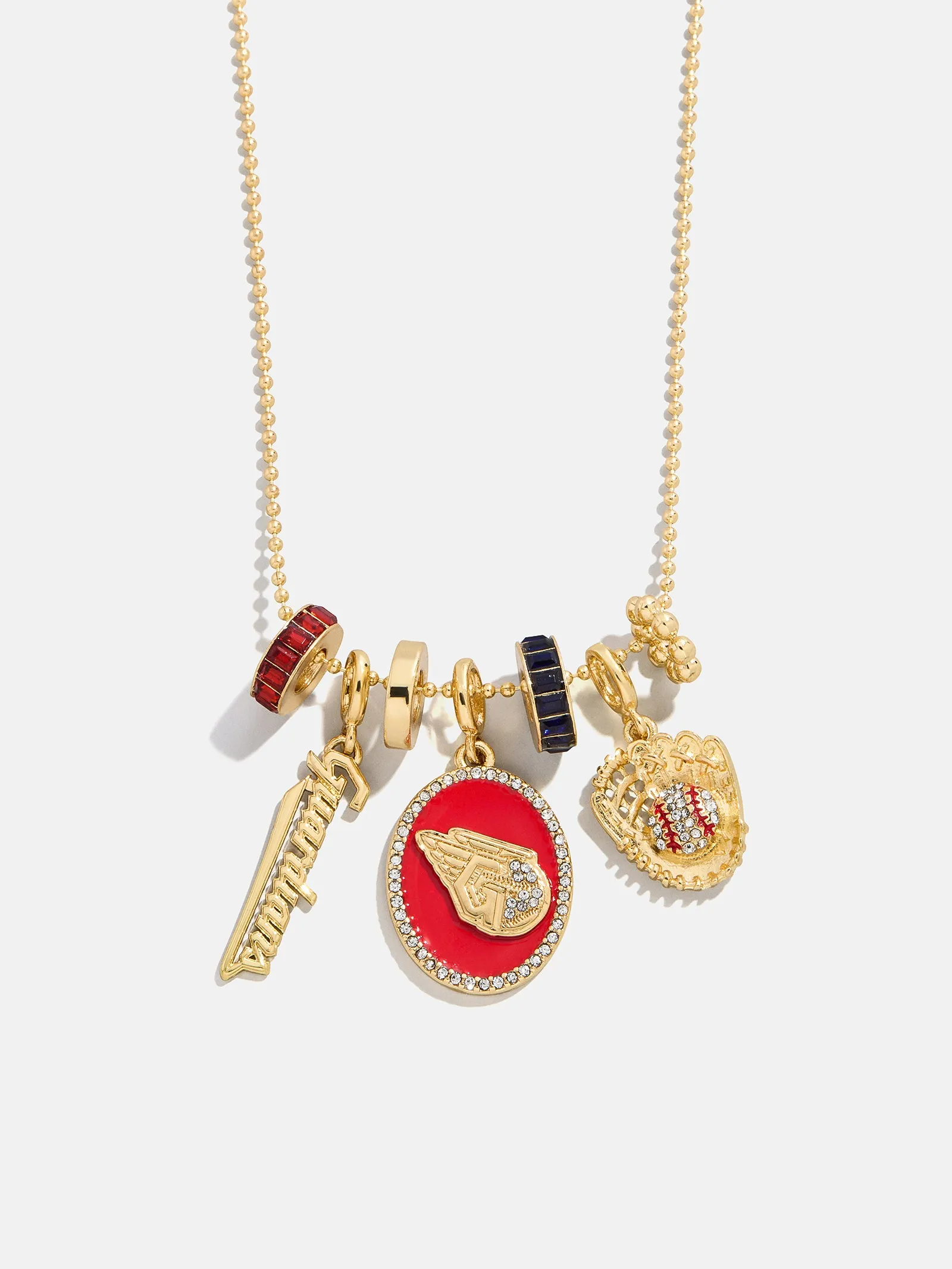 MLB Charm Necklace - Cleveland Guardians sold by BaubleBar