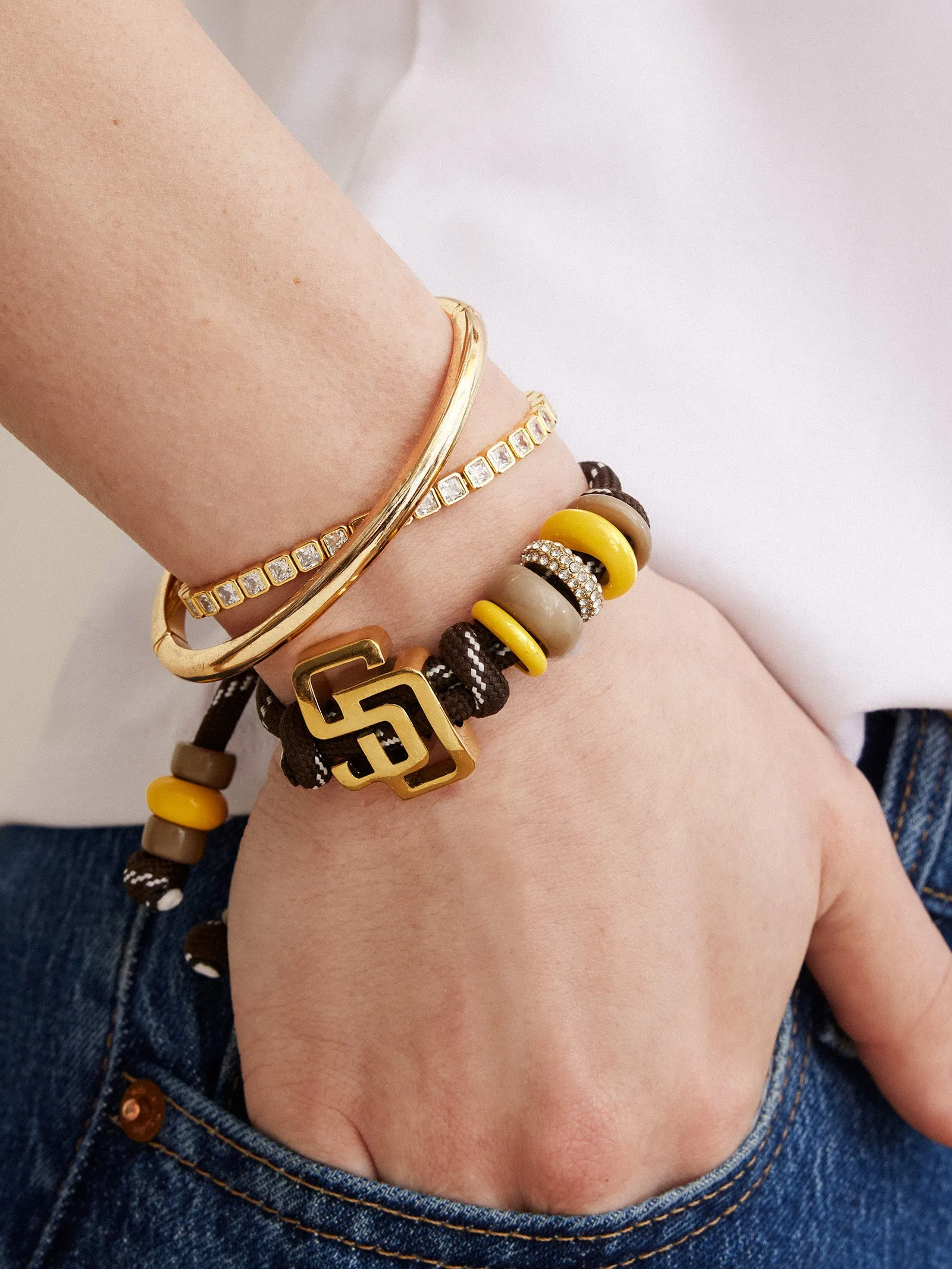 MLB Knotty Bracelet - San Diego Padres sold by BaubleBar product image thumbnail 2