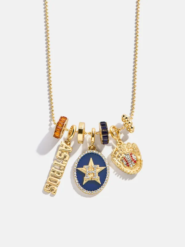 MLB Charm Necklace - Houston Astros sold by BaubleBar