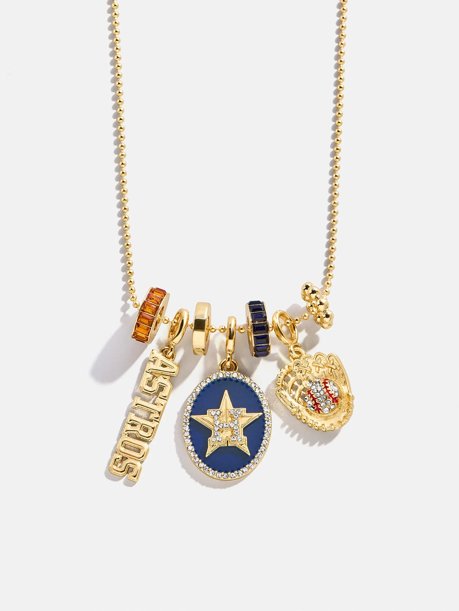 MLB Charm Necklace - Houston Astros sold by BaubleBar