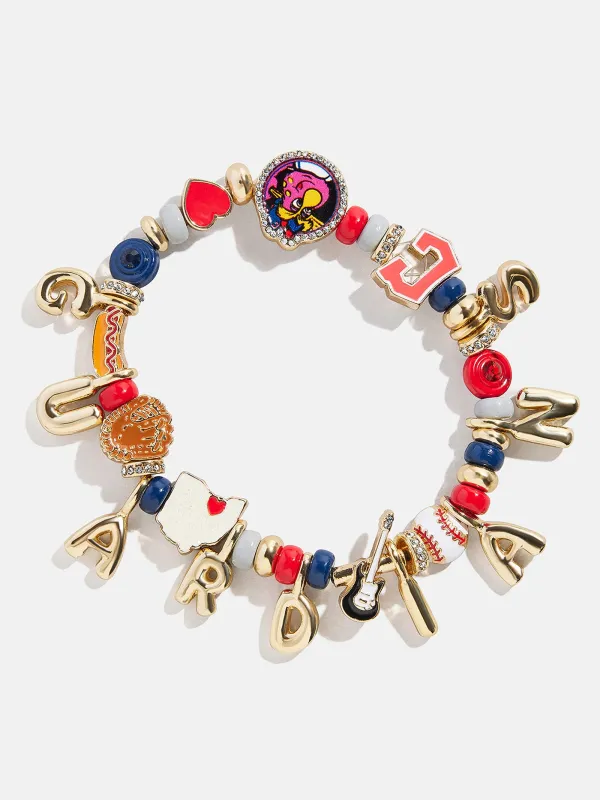 MLB Motif Beaded Bracelet - Cleveland Guardians sold by BaubleBar