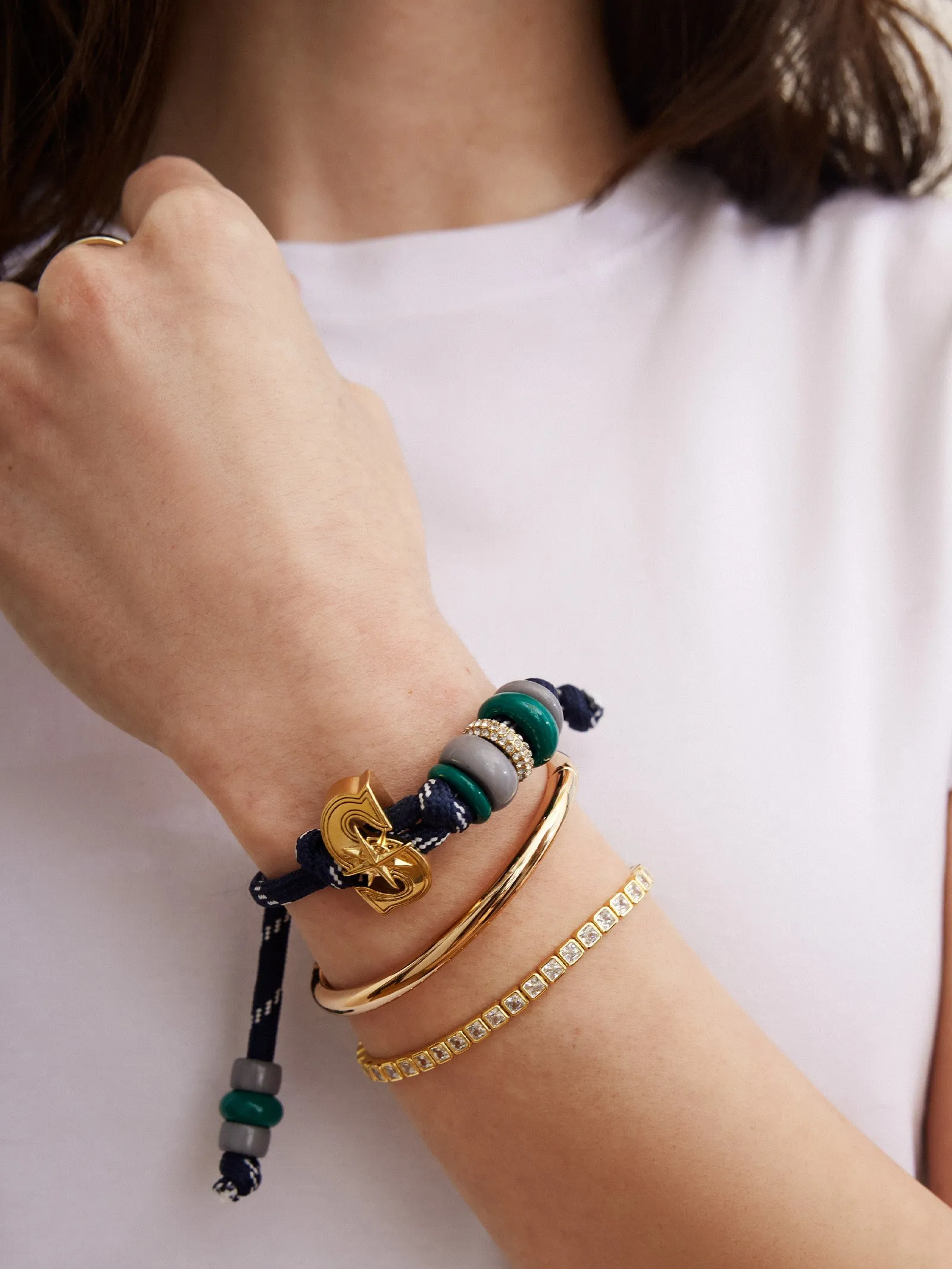 MLB Knotty Bracelet - Seattle Mariners sold by BaubleBar product image thumbnail 2