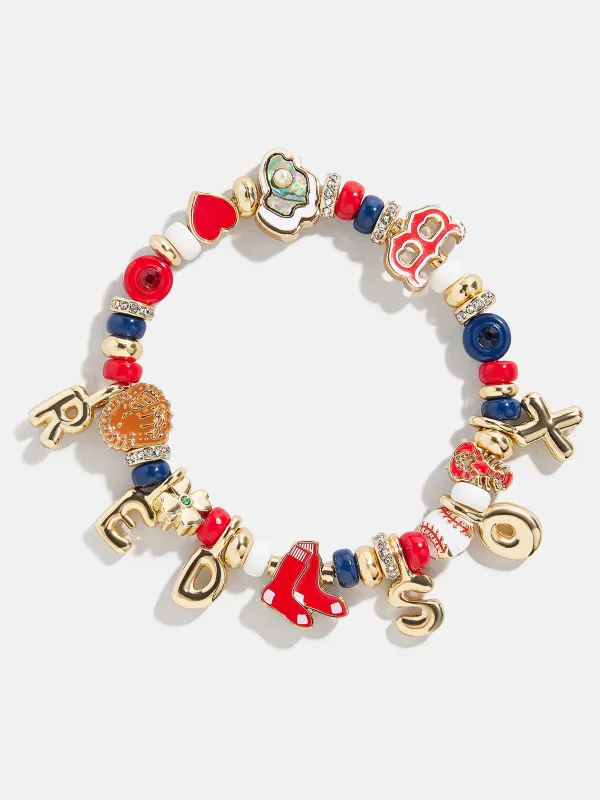 MLB Motif Beaded Bracelet - Boston Red Sox sold by BaubleBar