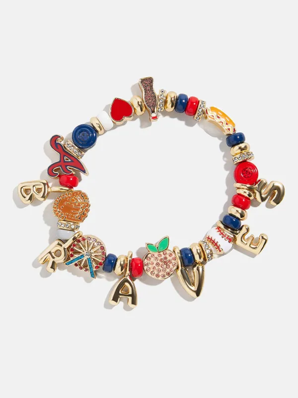 MLB Motif Beaded Bracelet - Atlanta Braves sold by BaubleBar