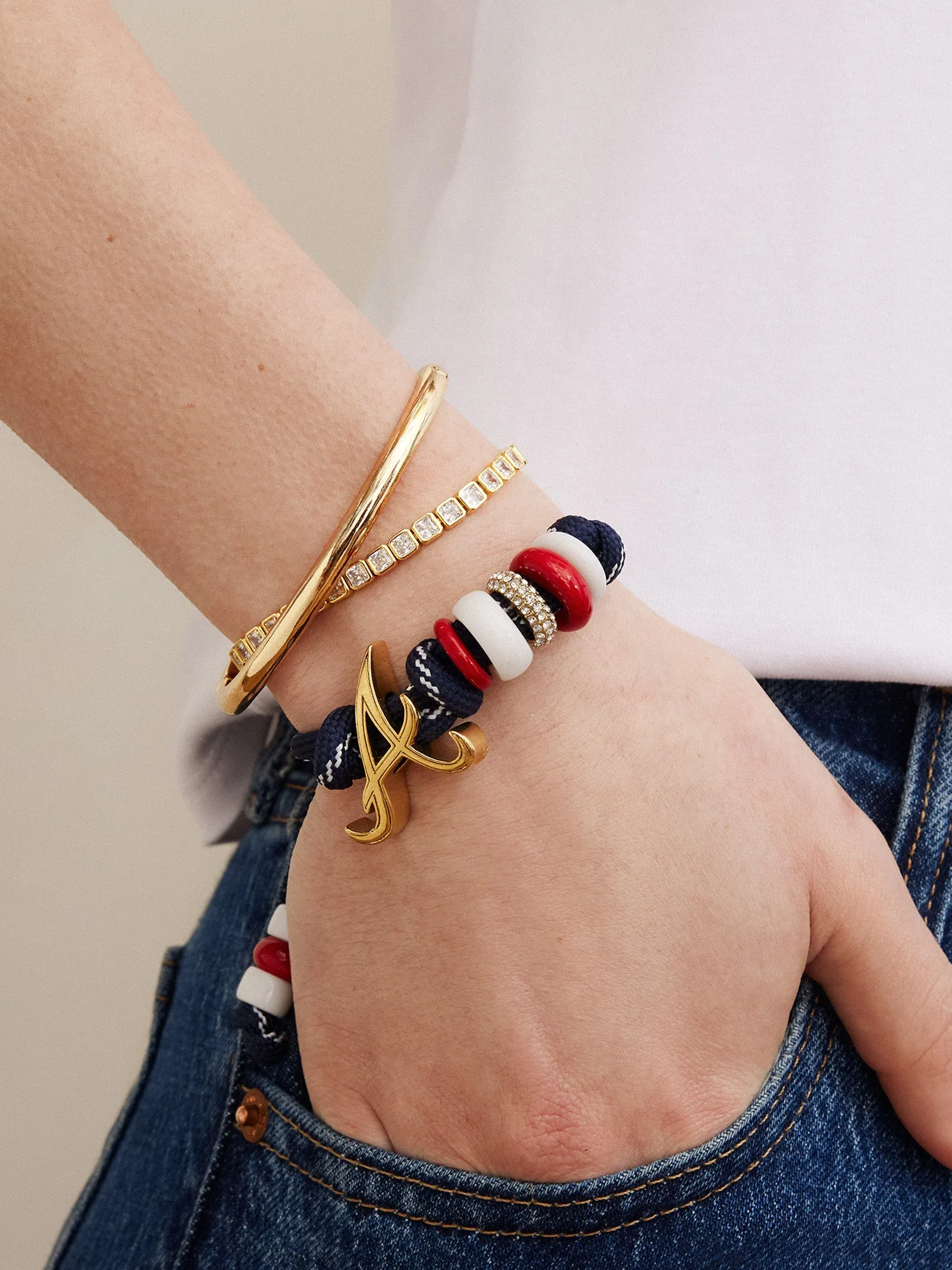 MLB Knotty Bracelet - Atlanta Braves sold by BaubleBar product image thumbnail 2