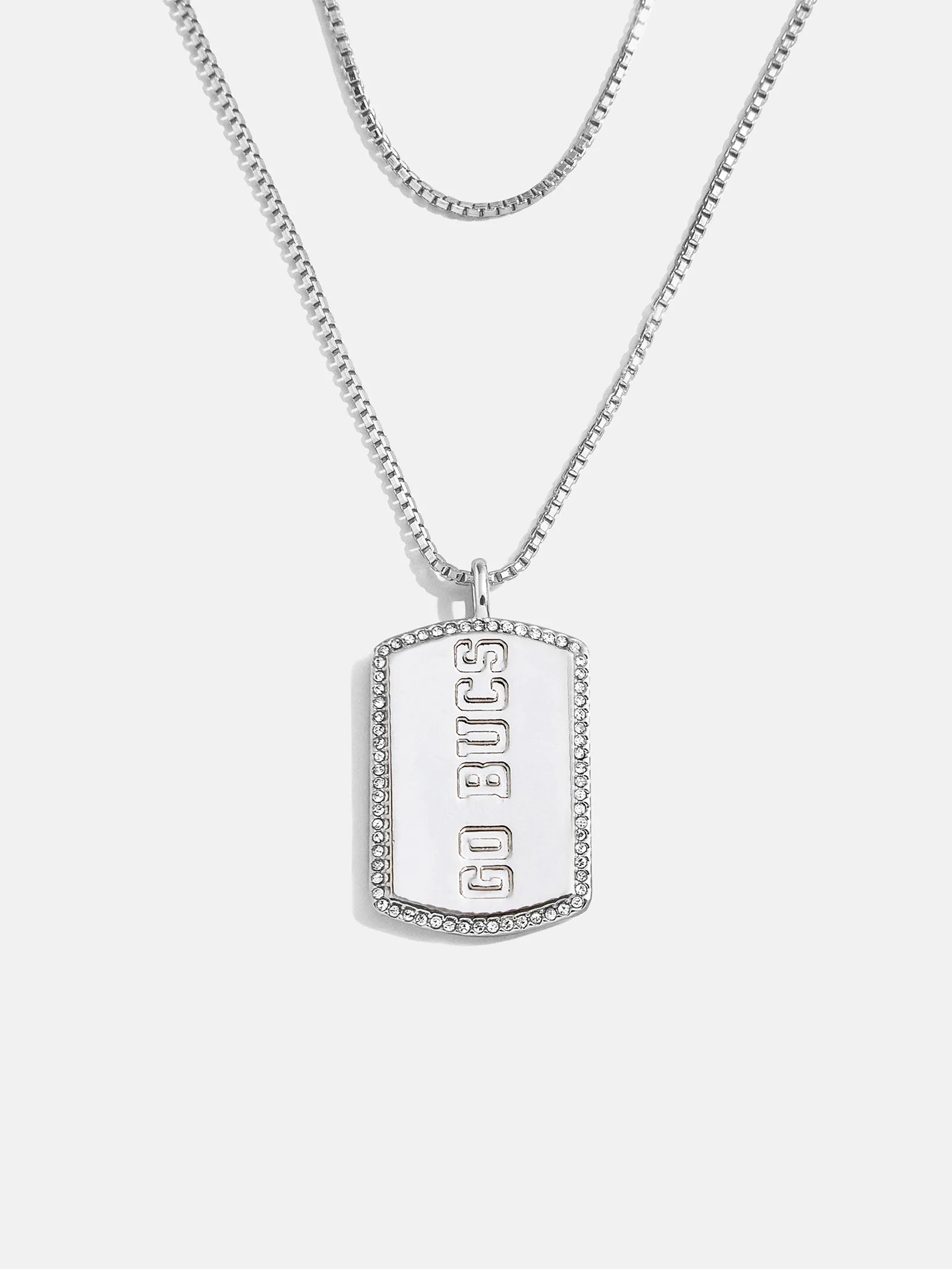 WEAR By Erin Andrews X BaubleBar Tampa Bay Buccaneers Layered Necklace - Tampa Bay Buccaneers sold by BaubleBar product image thumbnail 2