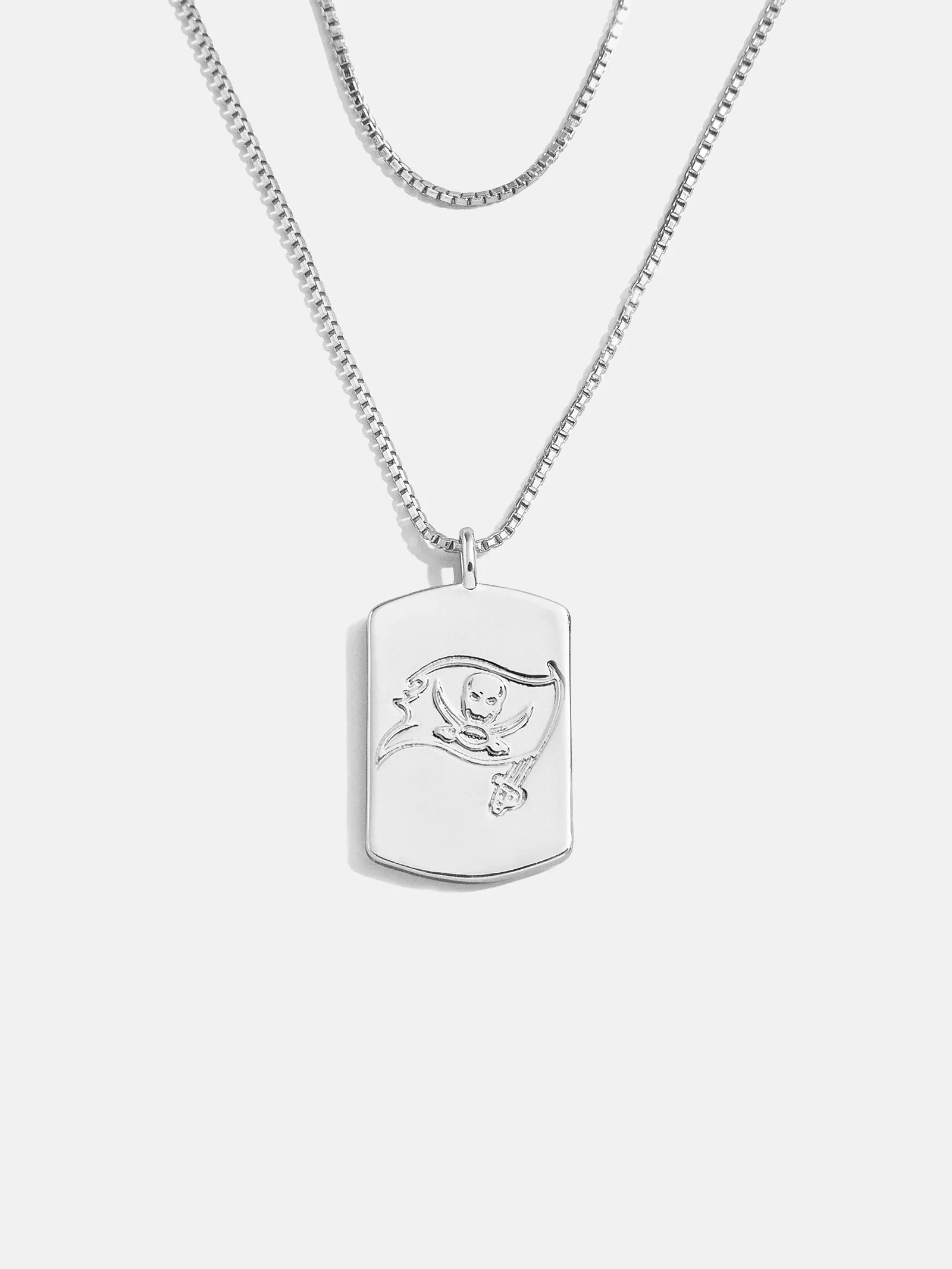 WEAR By Erin Andrews X BaubleBar Tampa Bay Buccaneers Layered Necklace - Tampa Bay Buccaneers sold by BaubleBar