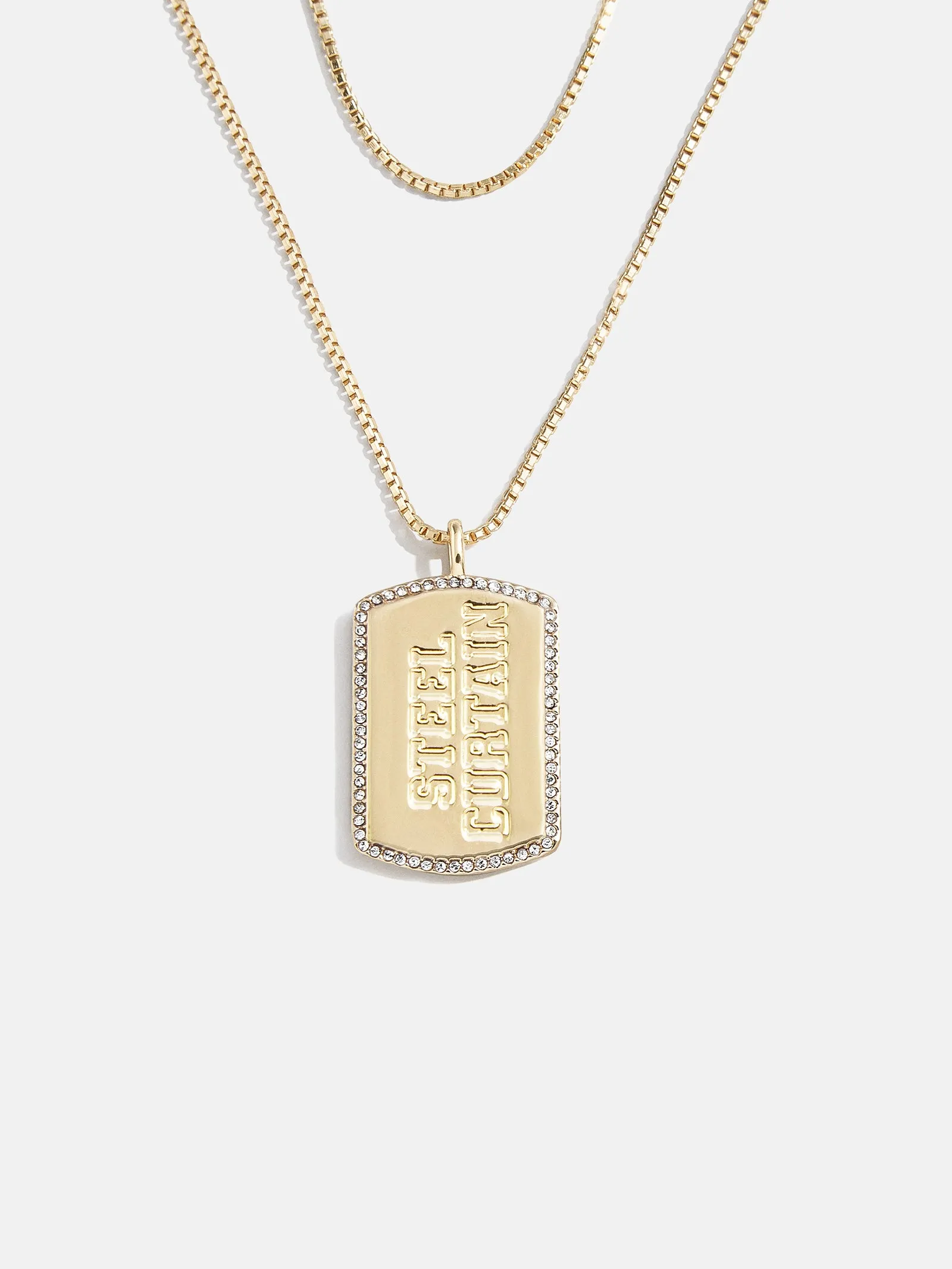 WEAR By Erin Andrews X BaubleBar Pittsburgh Steelers Layered Necklace - Pittsburgh Steelers sold by BaubleBar product image thumbnail 2