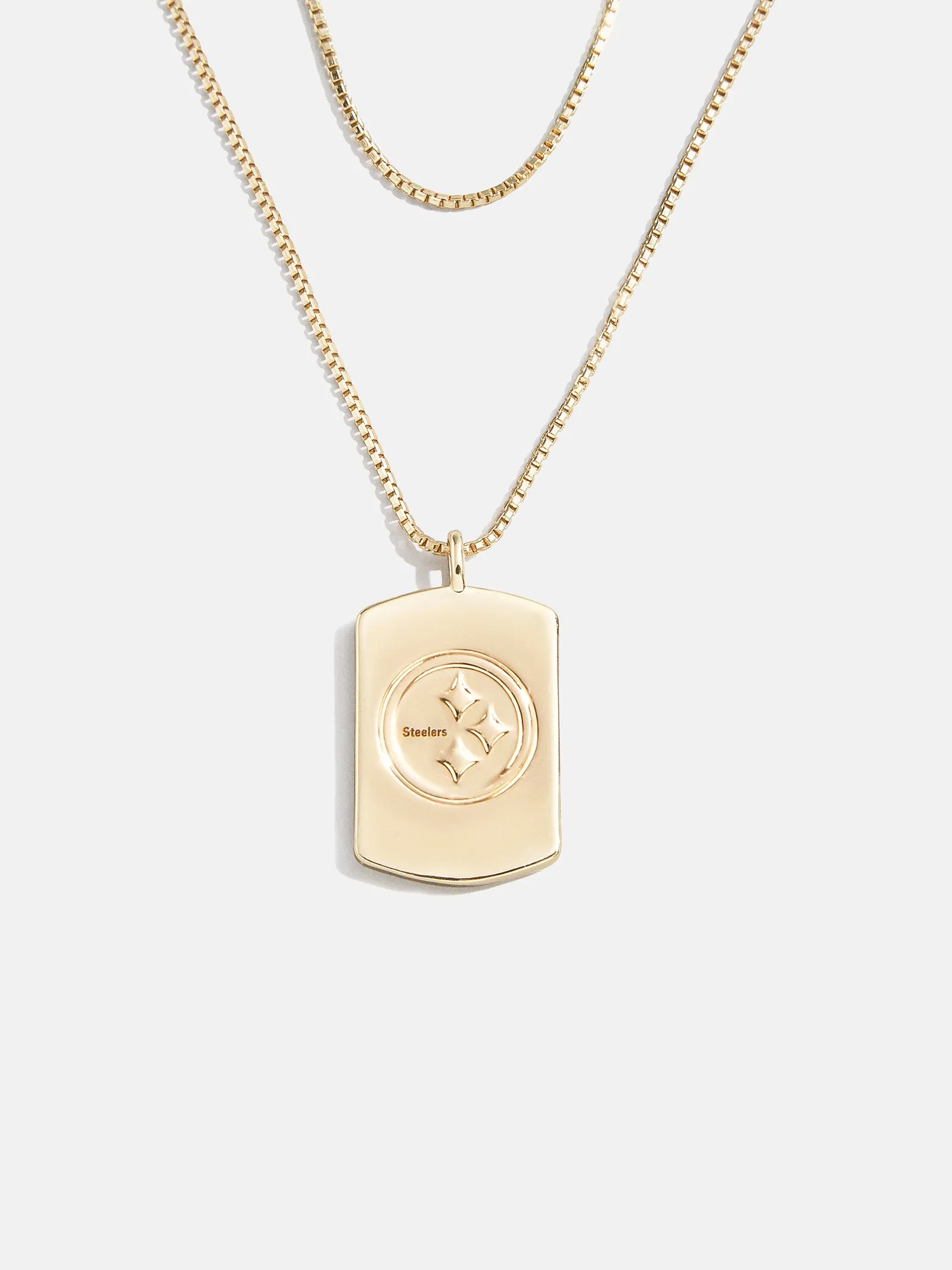 WEAR By Erin Andrews X BaubleBar Pittsburgh Steelers Layered Necklace - Pittsburgh Steelers sold by BaubleBar