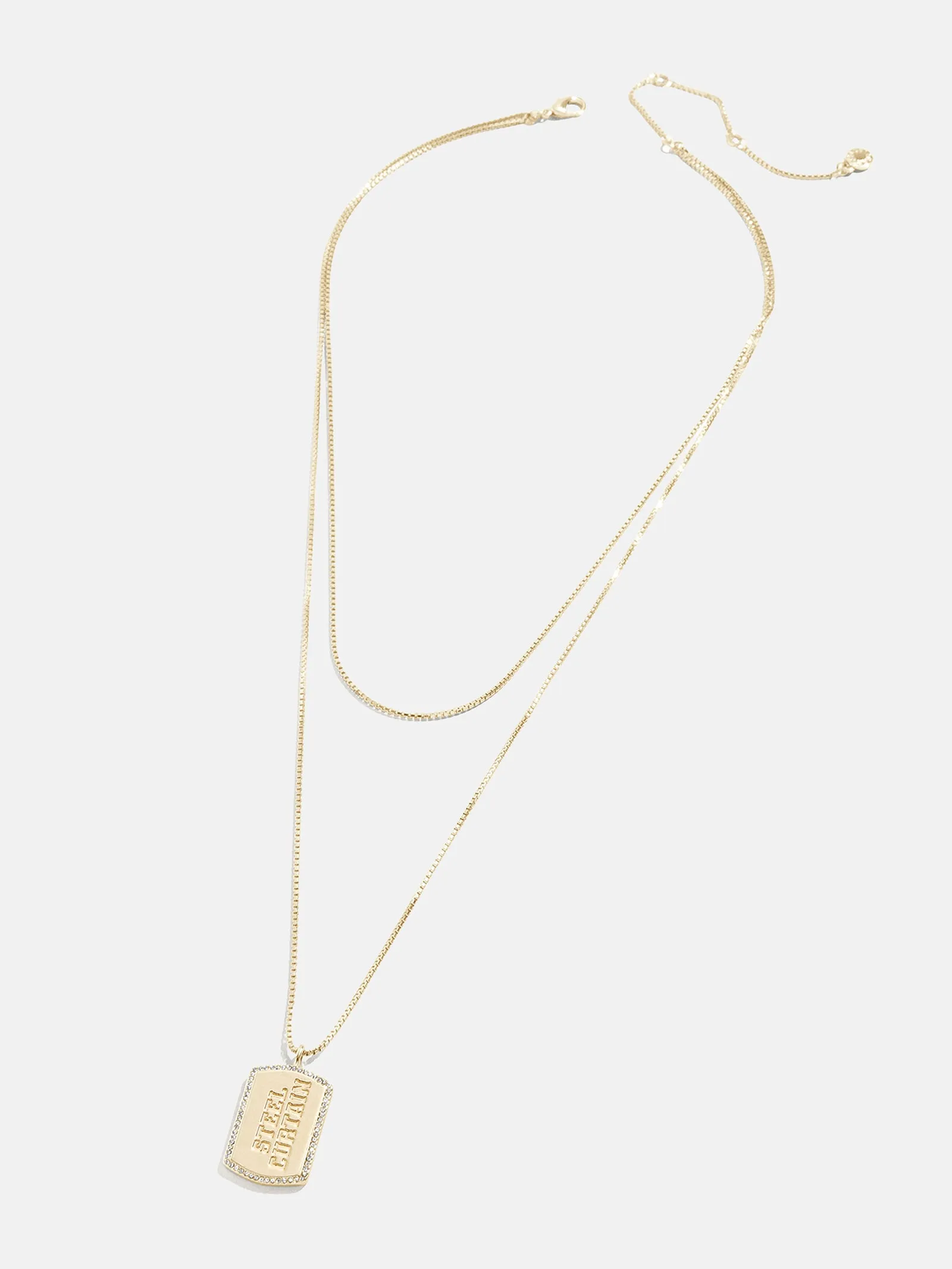 WEAR By Erin Andrews X BaubleBar Pittsburgh Steelers Layered Necklace - Pittsburgh Steelers sold by BaubleBar product image thumbnail 3