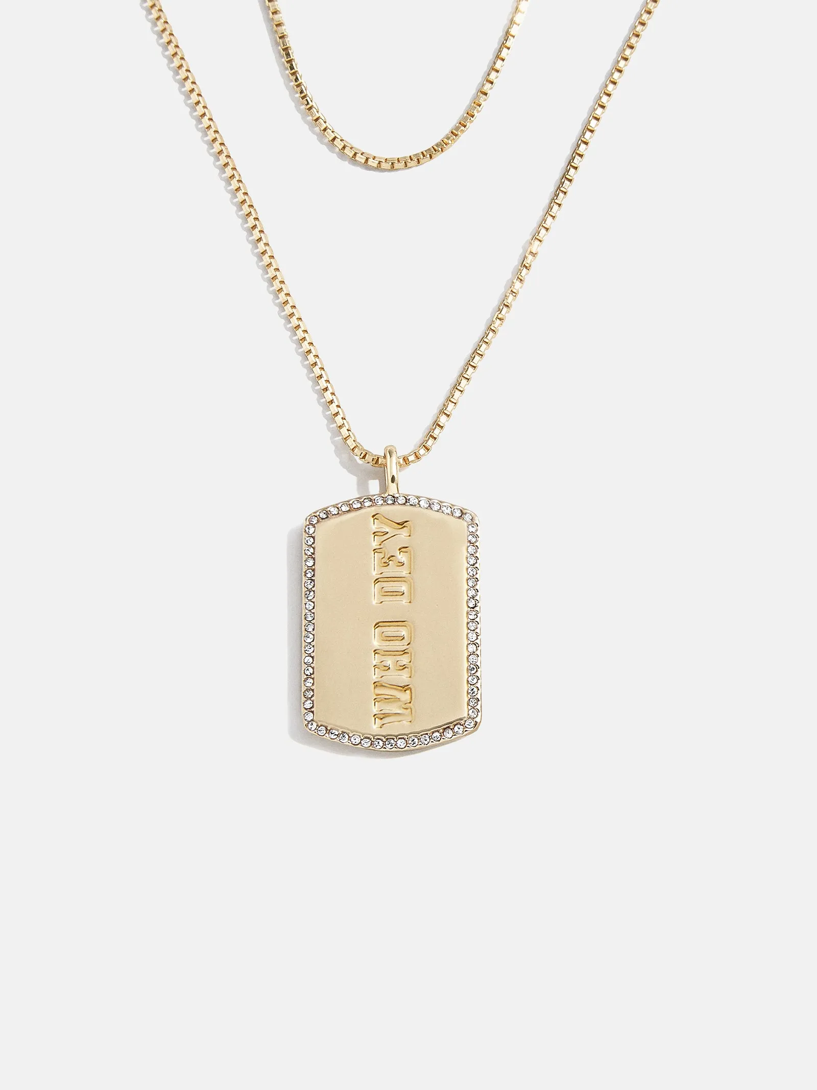 WEAR By Erin Andrews X BaubleBar Cincinnati Bengals Layered Necklace - Cincinnati Bengals sold by BaubleBar product image thumbnail 2