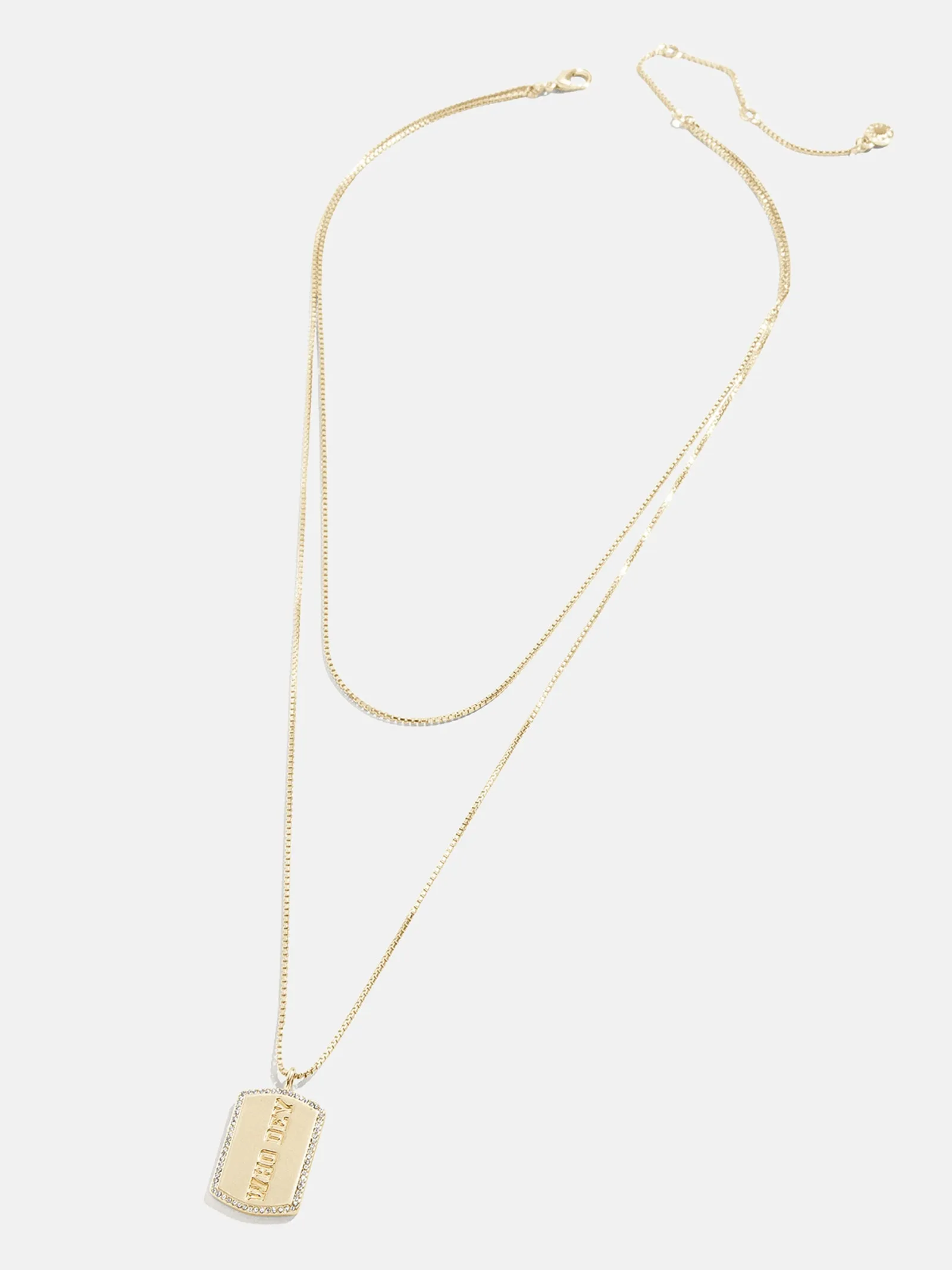 WEAR By Erin Andrews X BaubleBar Cincinnati Bengals Layered Necklace - Cincinnati Bengals sold by BaubleBar product image thumbnail 3