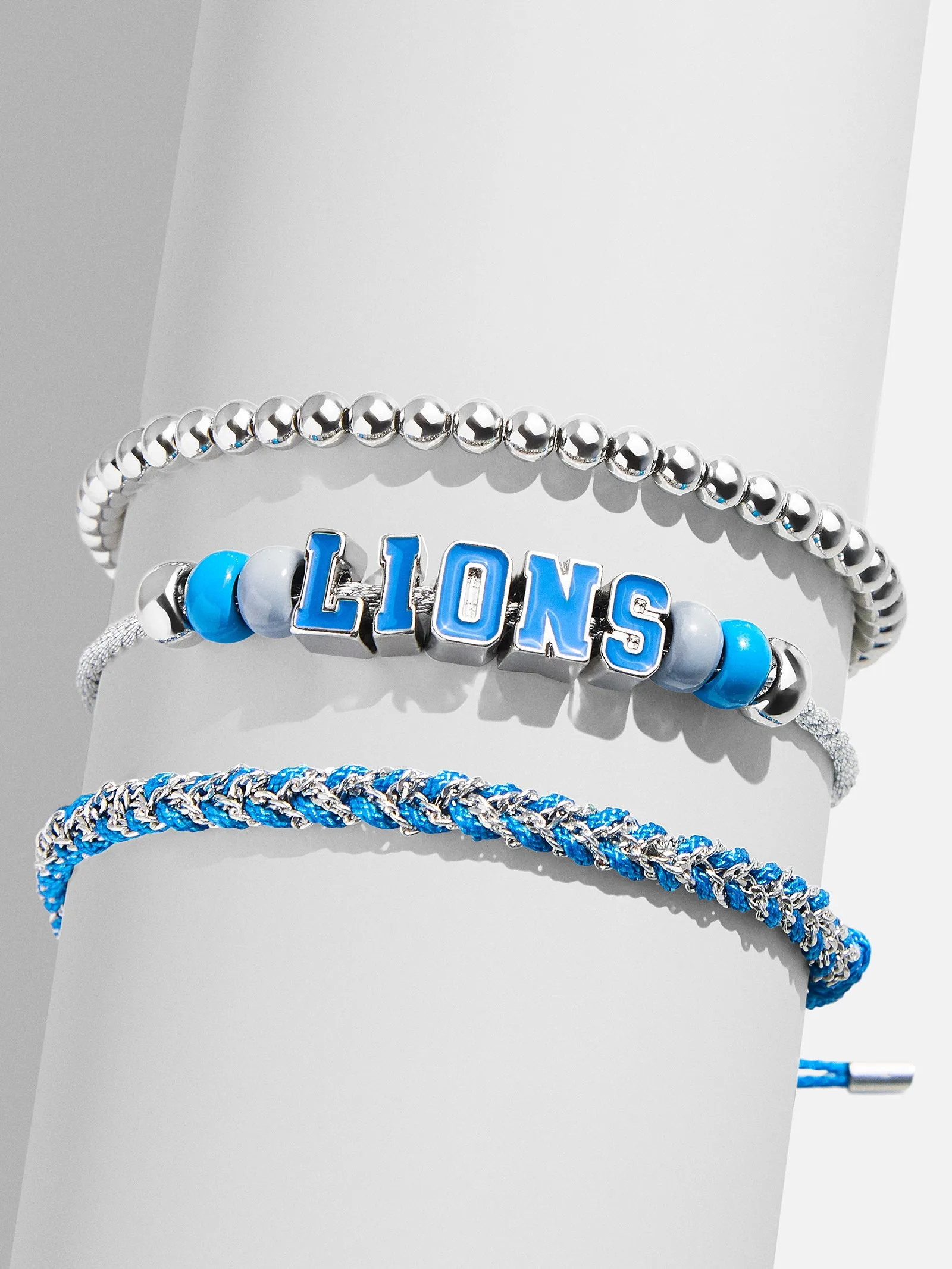 WEAR By Erin Andrews X BaubleBar Detroit Lions Bracelet Set - Detroit Lions sold by BaubleBar