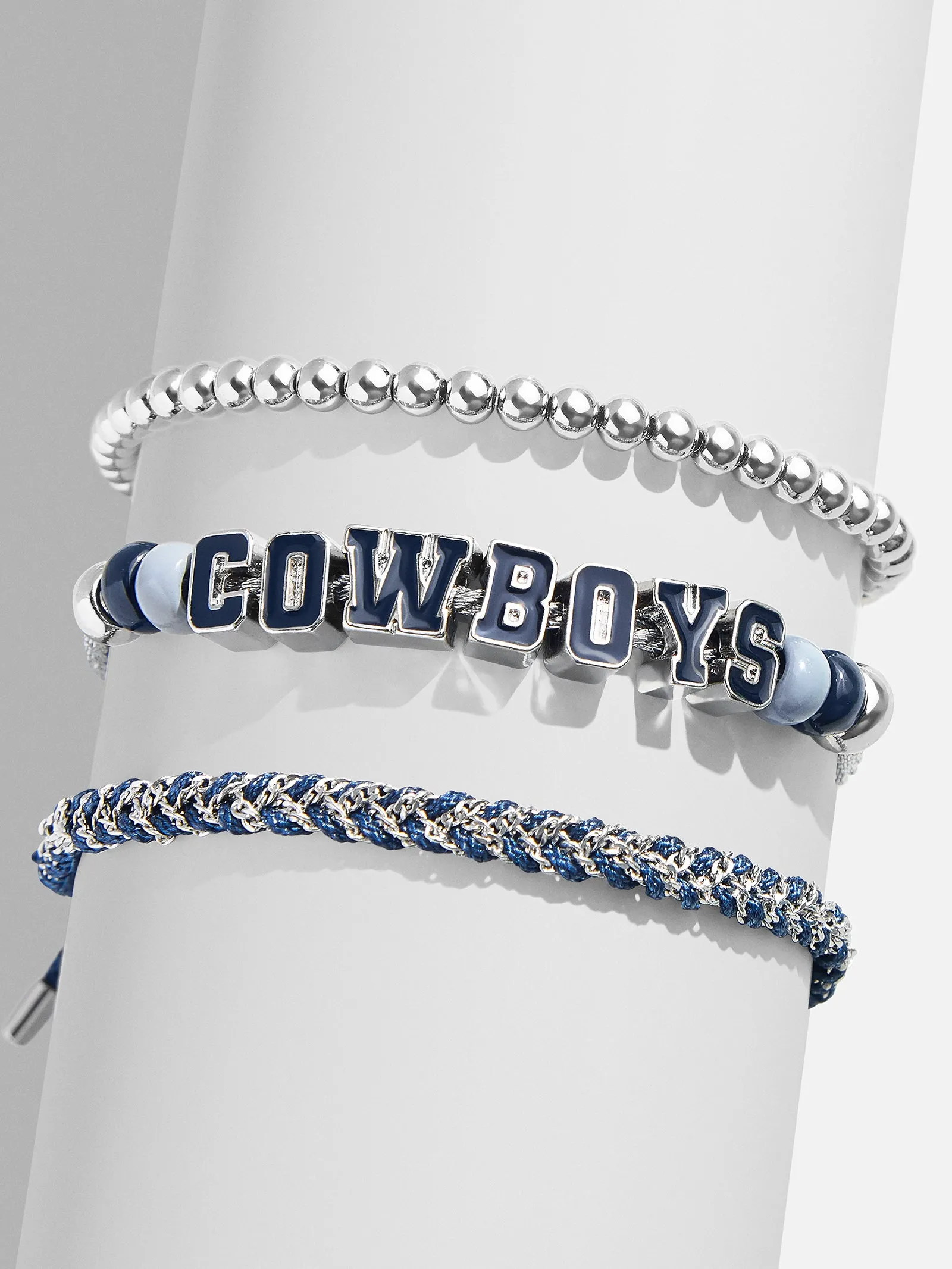 WEAR By Erin Andrews X BaubleBar Dallas Cowboys Bracelet Set - Dallas Cowboys sold by BaubleBar