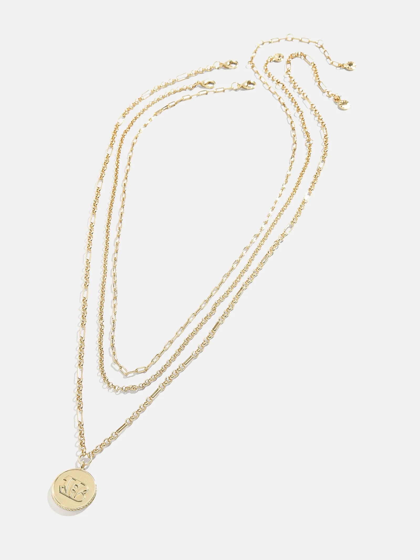 WEAR By Erin Andrews X BaubleBar Cincinnati Bengals Necklace Set - Cincinnati Bengals sold by BaubleBar product image thumbnail 2
