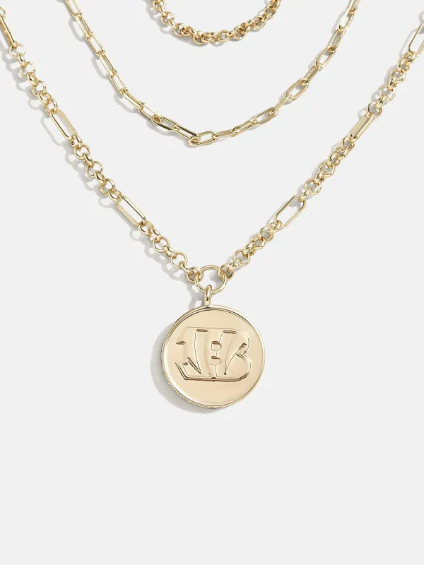 WEAR By Erin Andrews X BaubleBar Cincinnati Bengals Necklace Set - Cincinnati Bengals sold by BaubleBar