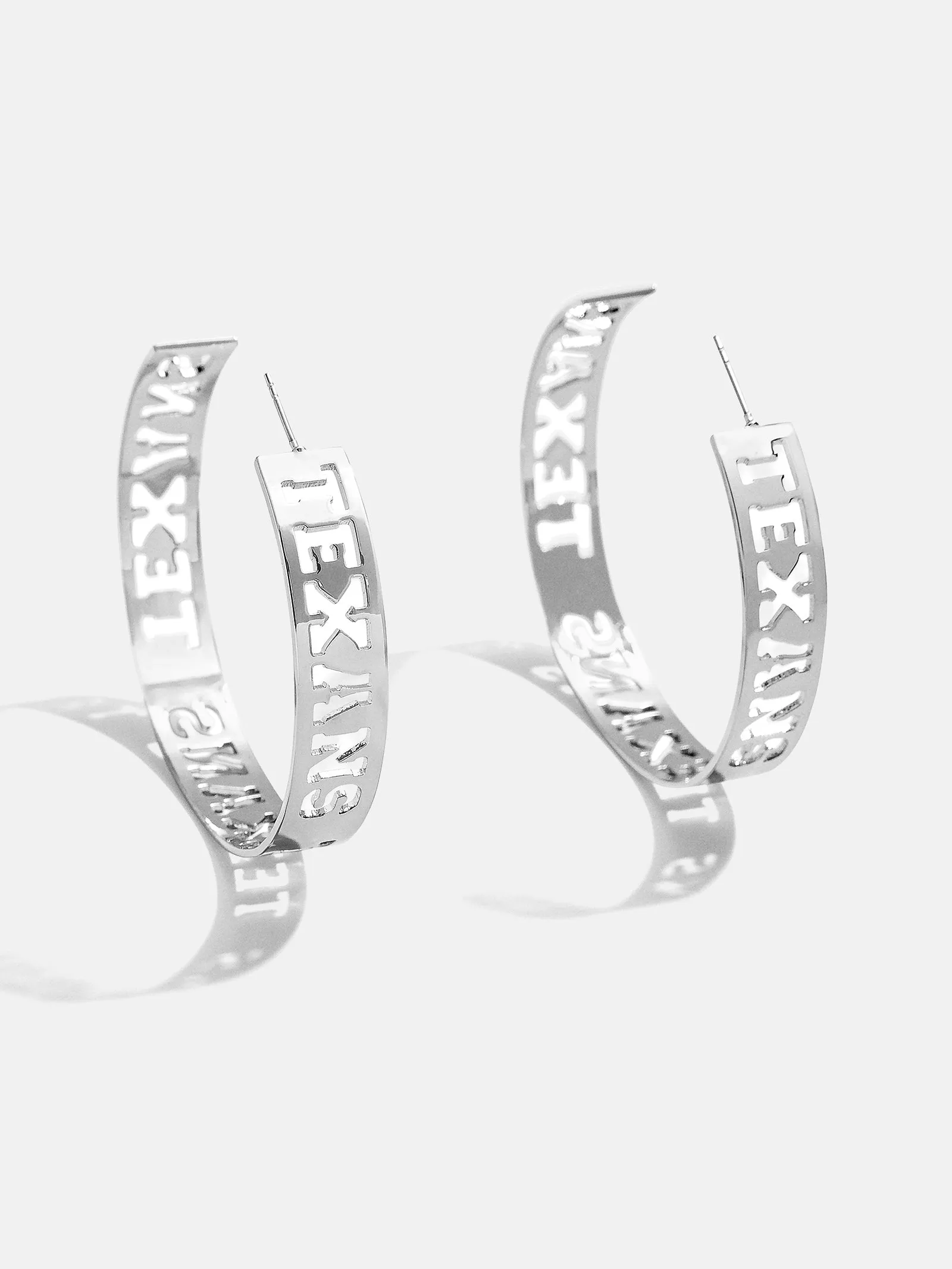 WEAR By Erin Andrews X BaubleBar Houston Texans Hoop Earrings - Houston Texans sold by BaubleBar