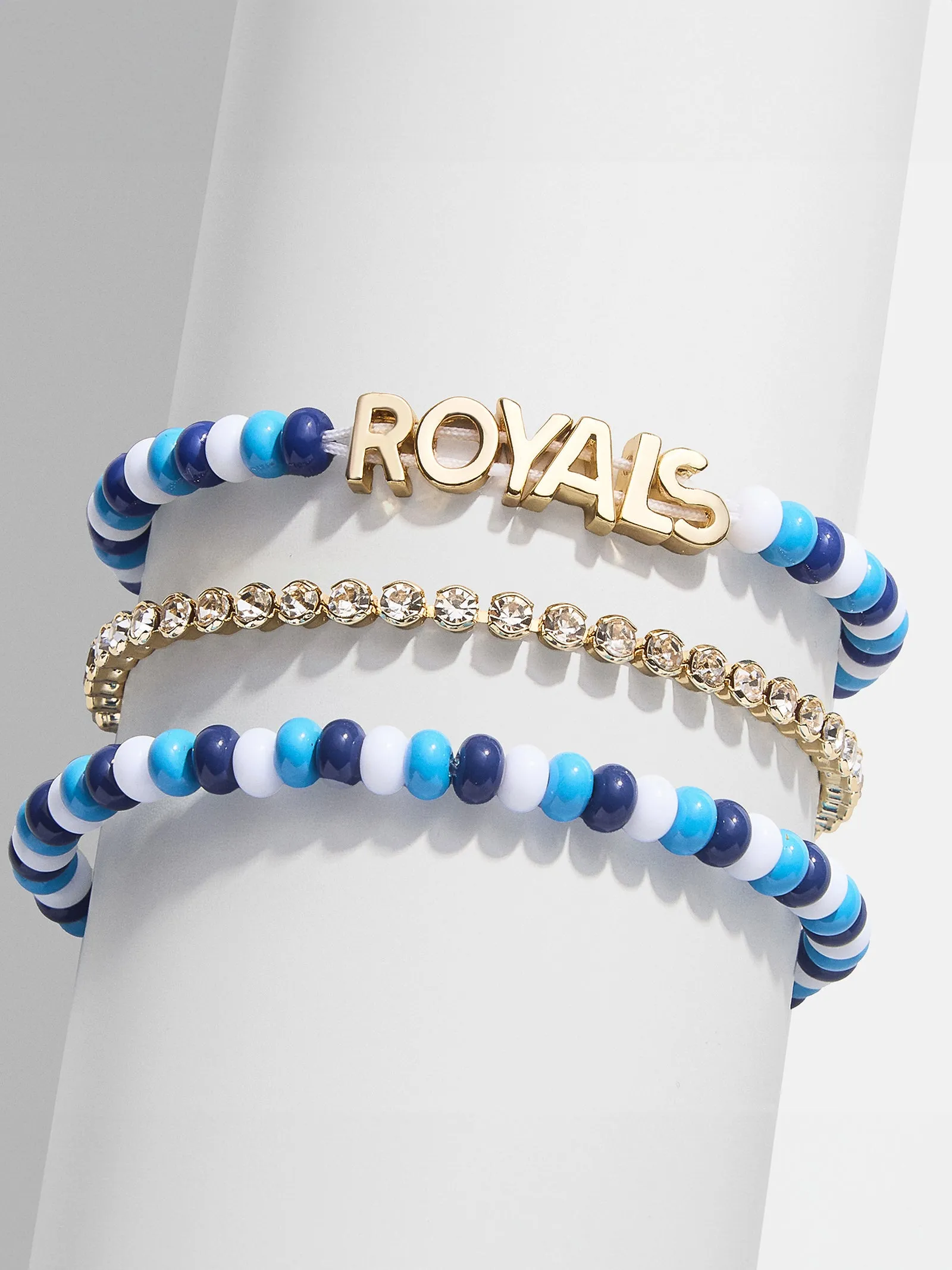 WEAR By Erin Andrews X BaubleBar Kansas City Royals Bracelet Set - Kansas City Royals sold by BaubleBar