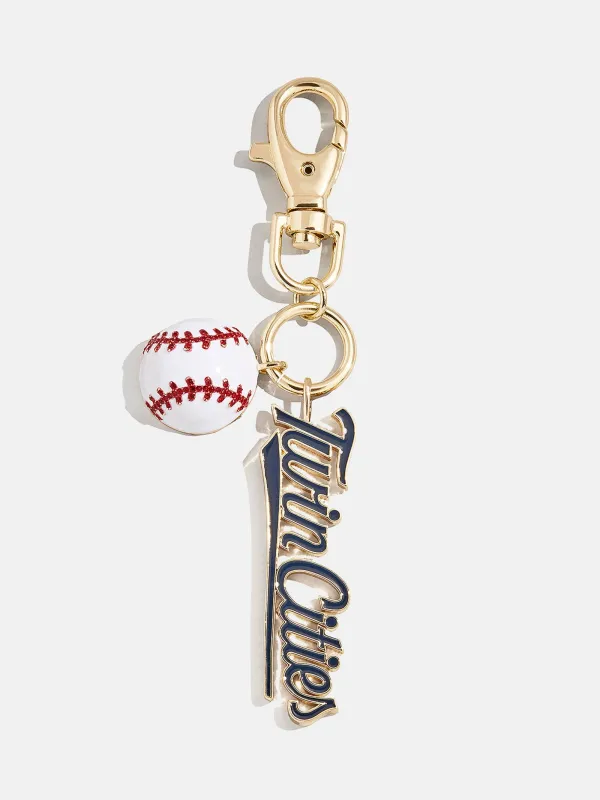 WEAR By Erin Andrews X BaubleBar Minnesota Twins Keychain - Minnesota Twins made by BaubleBar