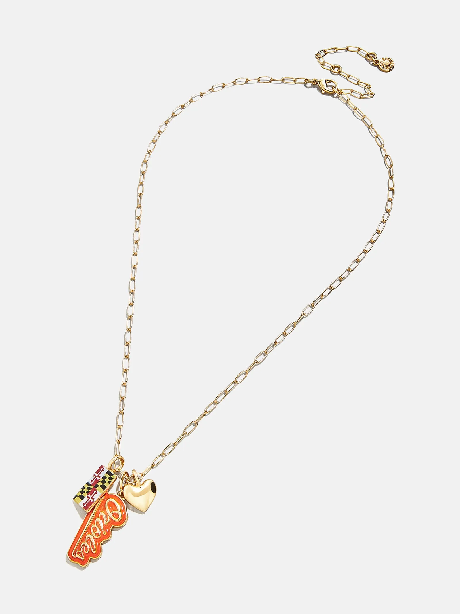 WEAR By Erin Andrews X BaubleBar Baltimore Orioles Charm Necklace - Baltimore Orioles sold by BaubleBar product image thumbnail 3