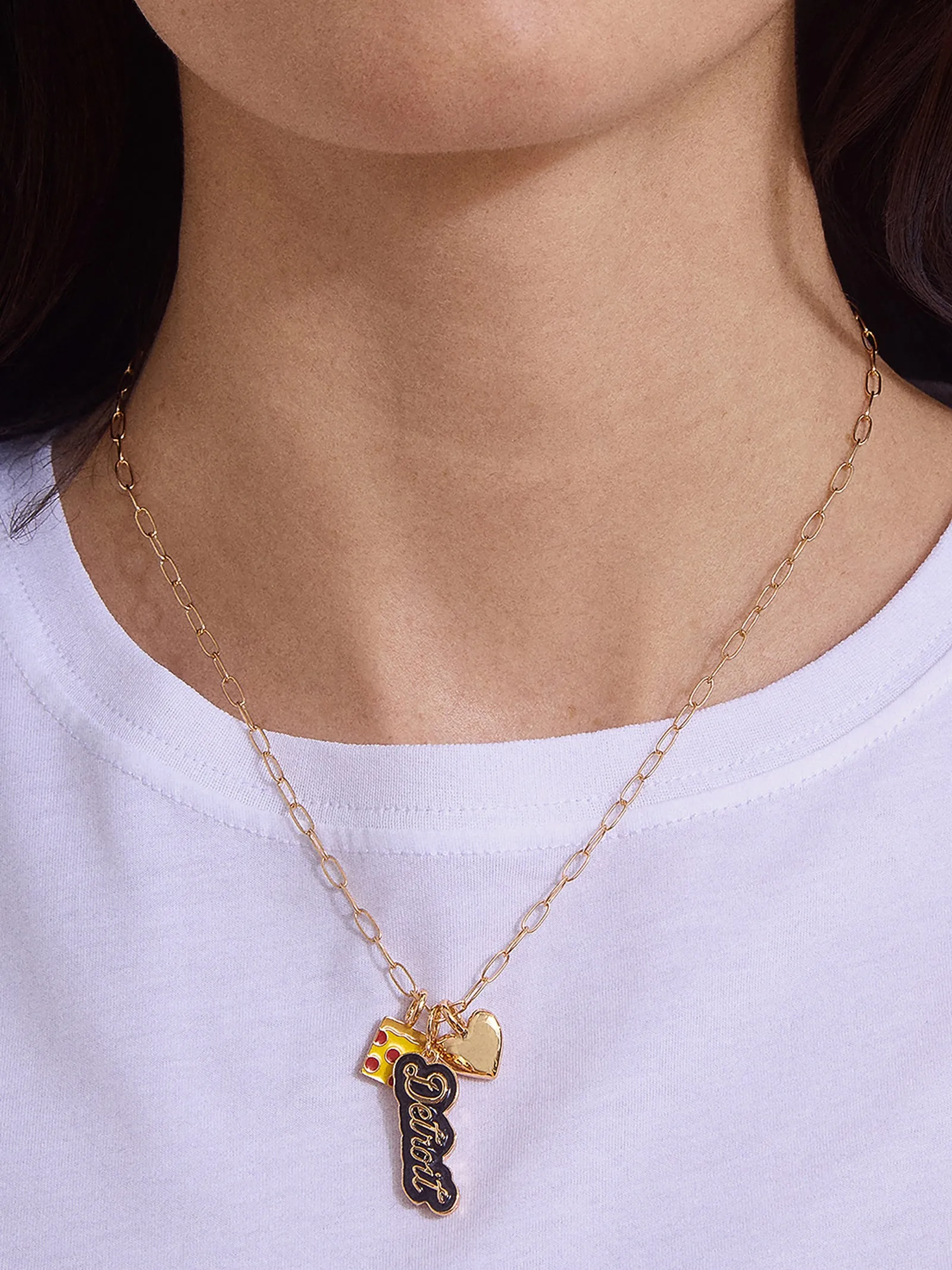 WEAR By Erin Andrews X BaubleBar Detroit Tigers Charm Necklace - Detroit Tigers sold by BaubleBar product image thumbnail 2