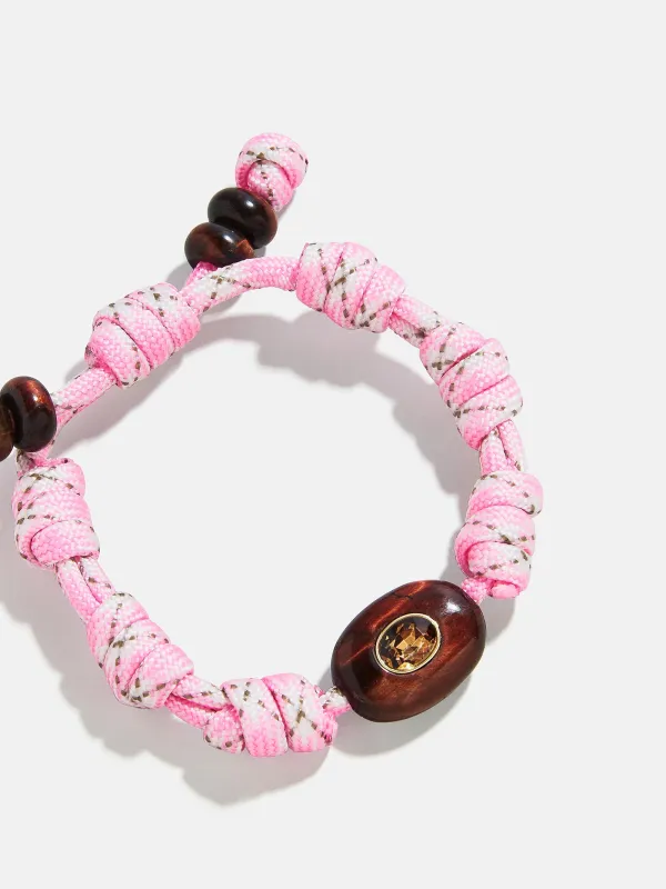 True Aura Semi-Precious Paracord Bracelet - Tiger's Eye sold by BaubleBar