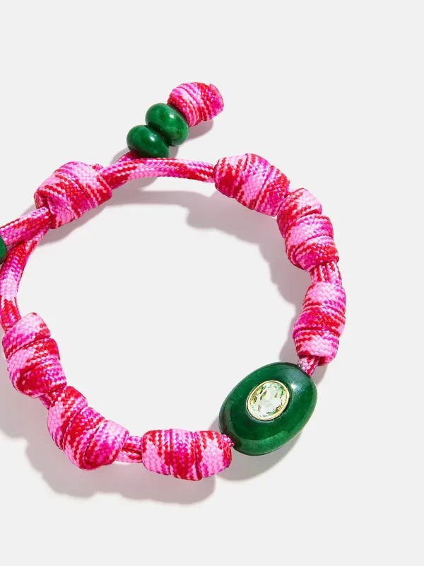 True Aura Semi-Precious Paracord Bracelet - Jade sold by BaubleBar