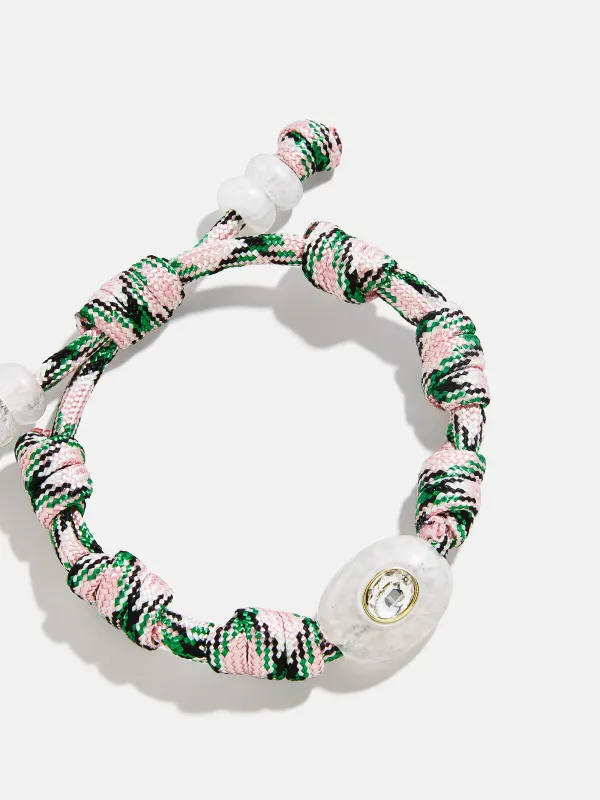 True Aura Semi-Precious Paracord Bracelet - White Quartz sold by BaubleBar