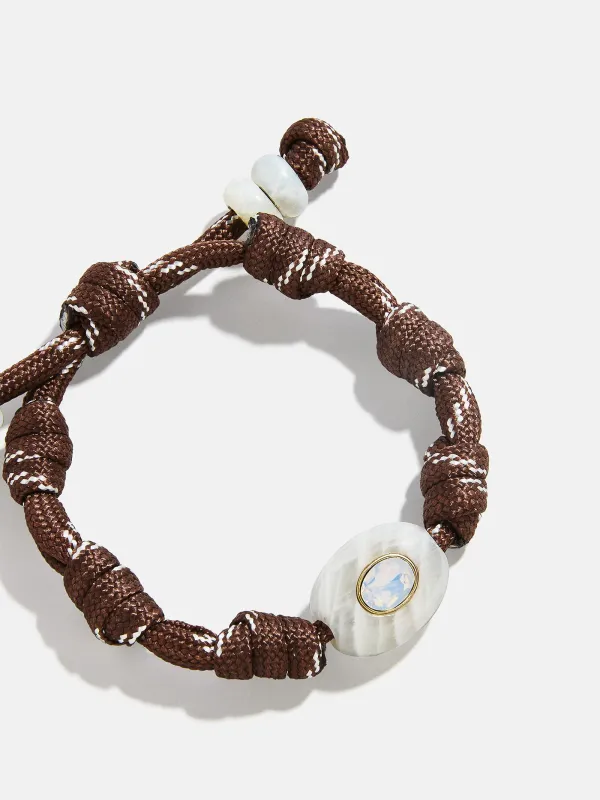True Aura Semi-Precious Paracord Bracelet - Moonstone made by BaubleBar