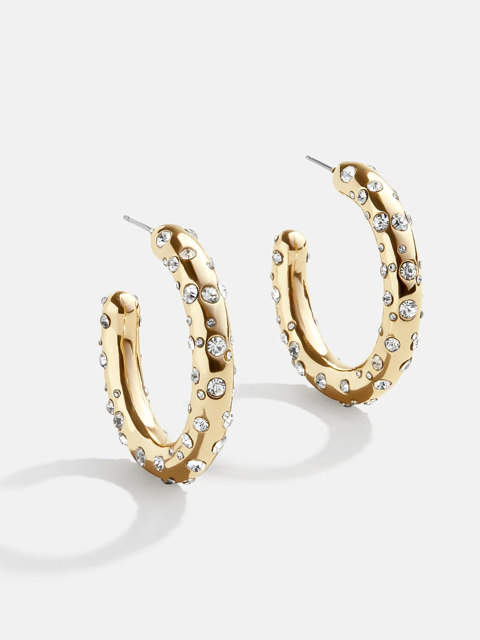 Gabbie Earrings - Gold/Pavé sold by BaubleBar