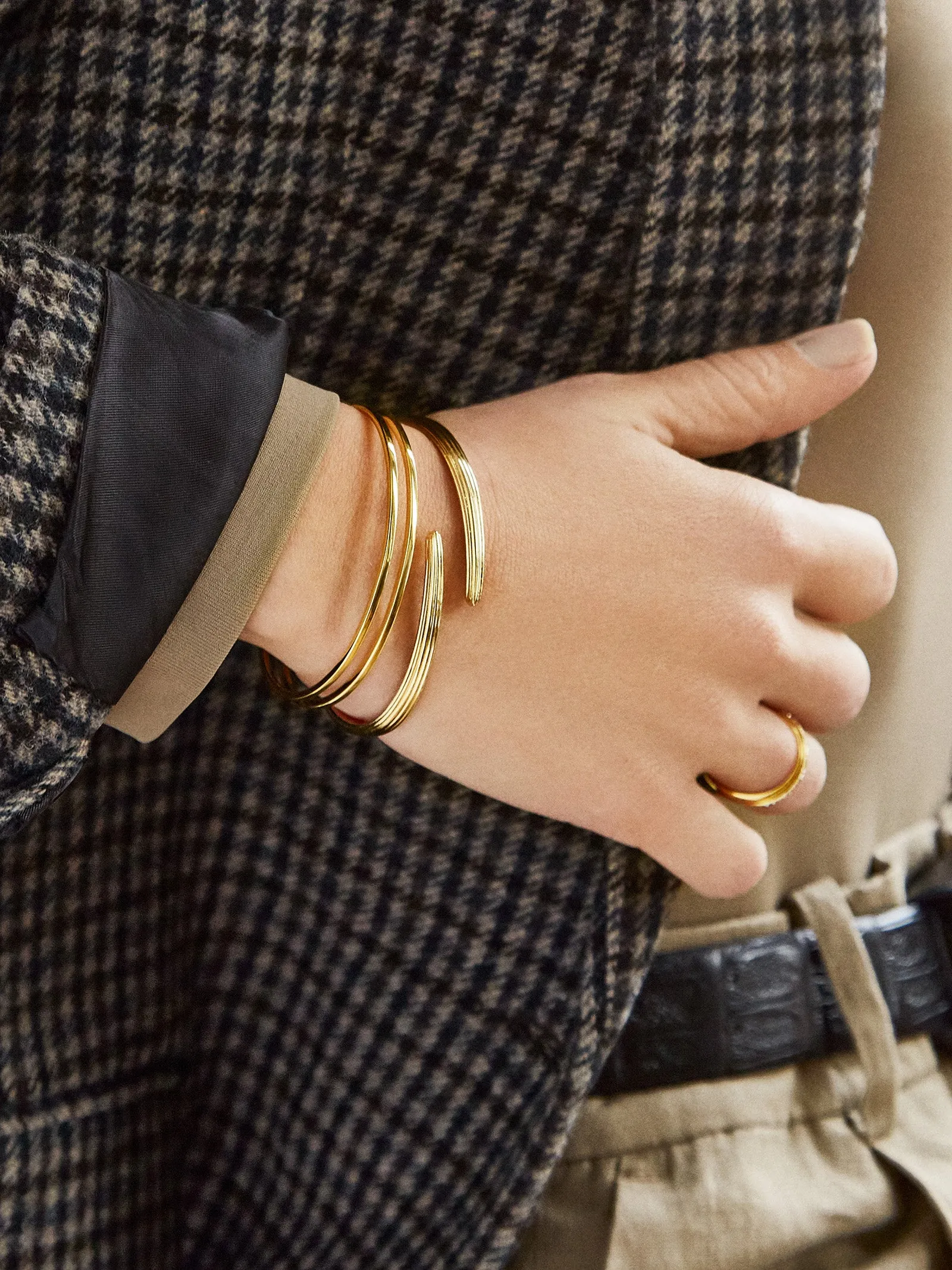 Melissa Cuff Bracelet - Gold sold by BaubleBar product image thumbnail 2