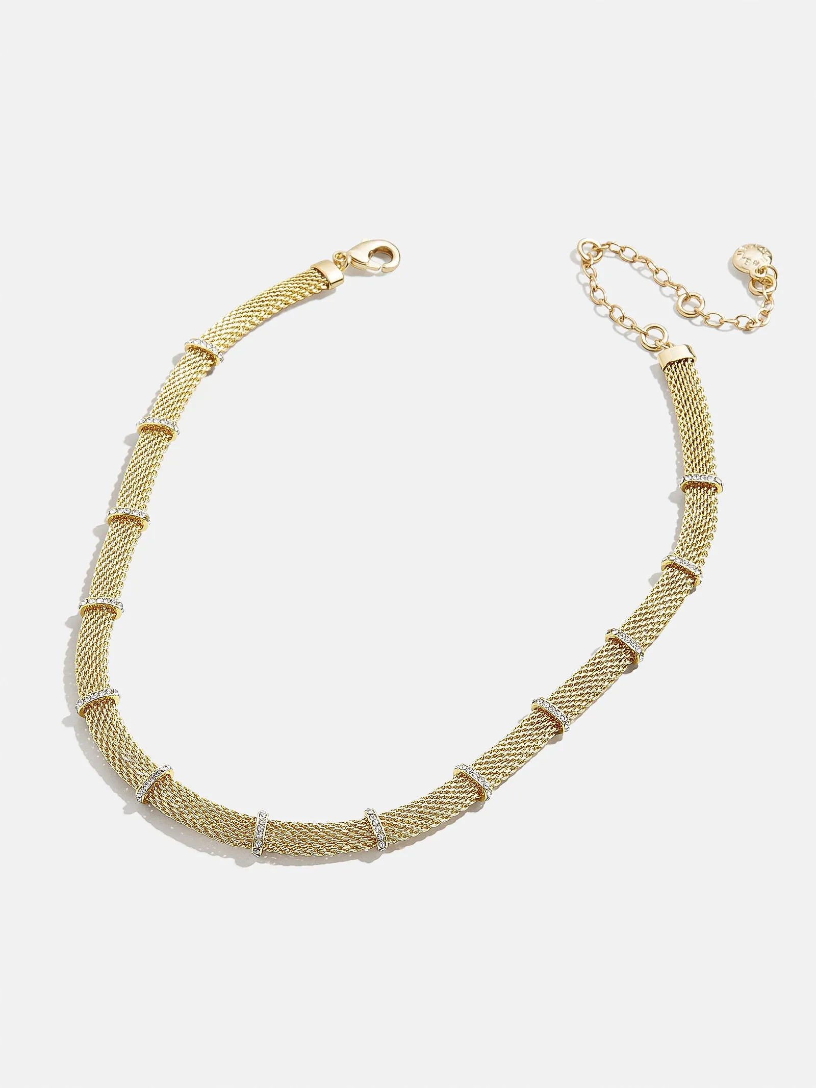 Spencer Choker Necklace - Gold/Pavé sold by BaubleBar product image thumbnail 3