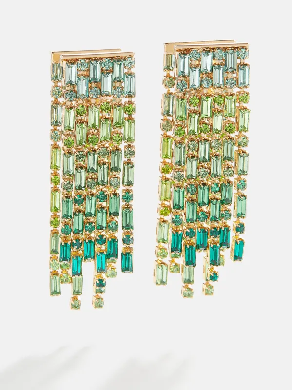 Green Starlet Earrings made by BaubleBar