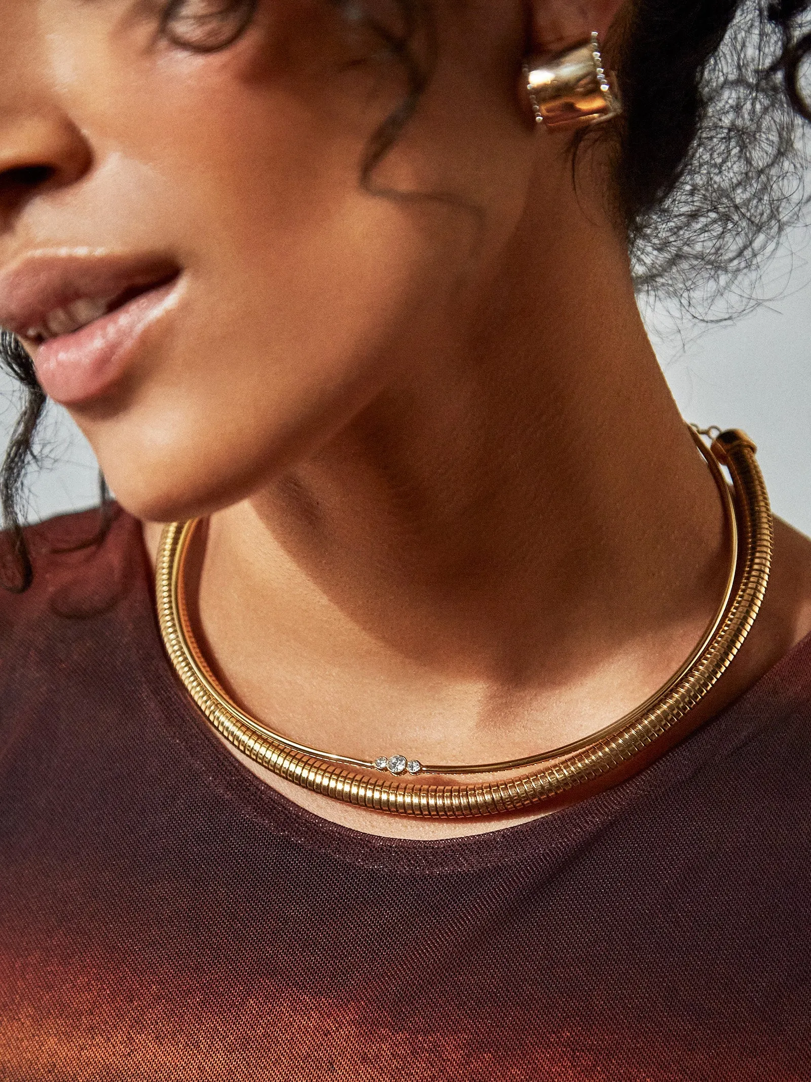 Tiffany Collar Necklace - Gold sold by BaubleBar product image thumbnail 2