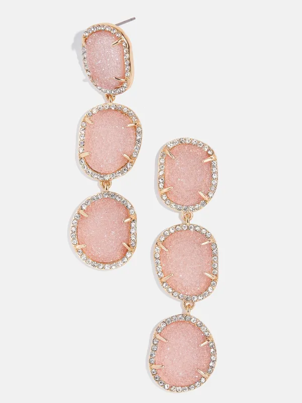 Melina Earrings - Blush sold by BaubleBar