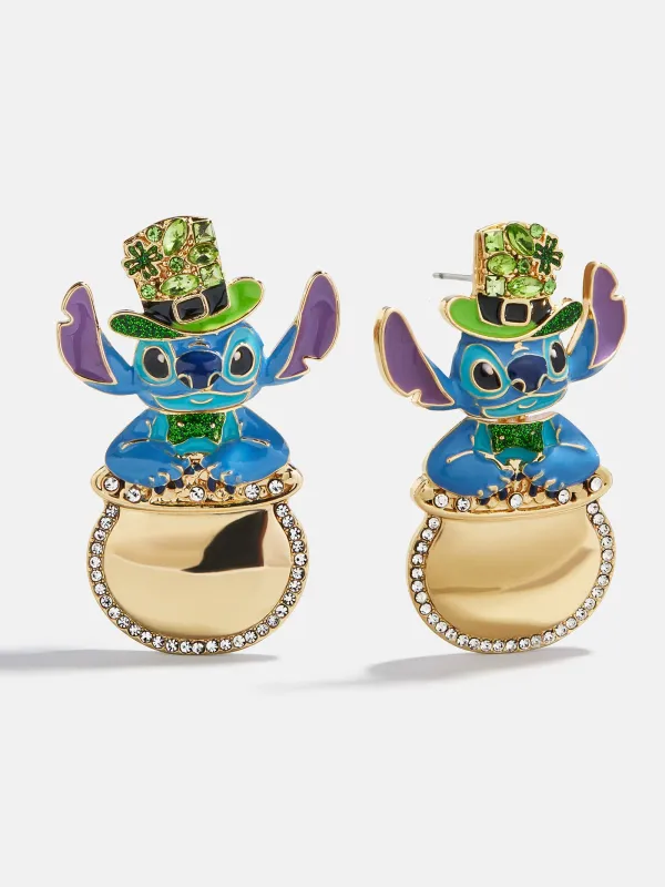 Disney Stitch St. Patrick’s Day Earrings - Stitch made by BaubleBar
