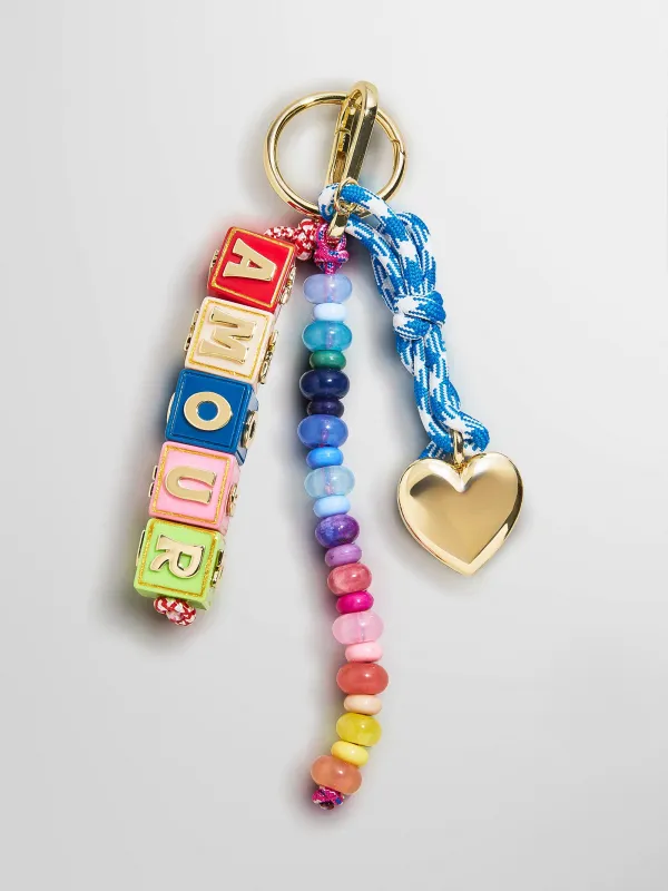 That's Amore Heart Bag Charm - Multi made by BaubleBar