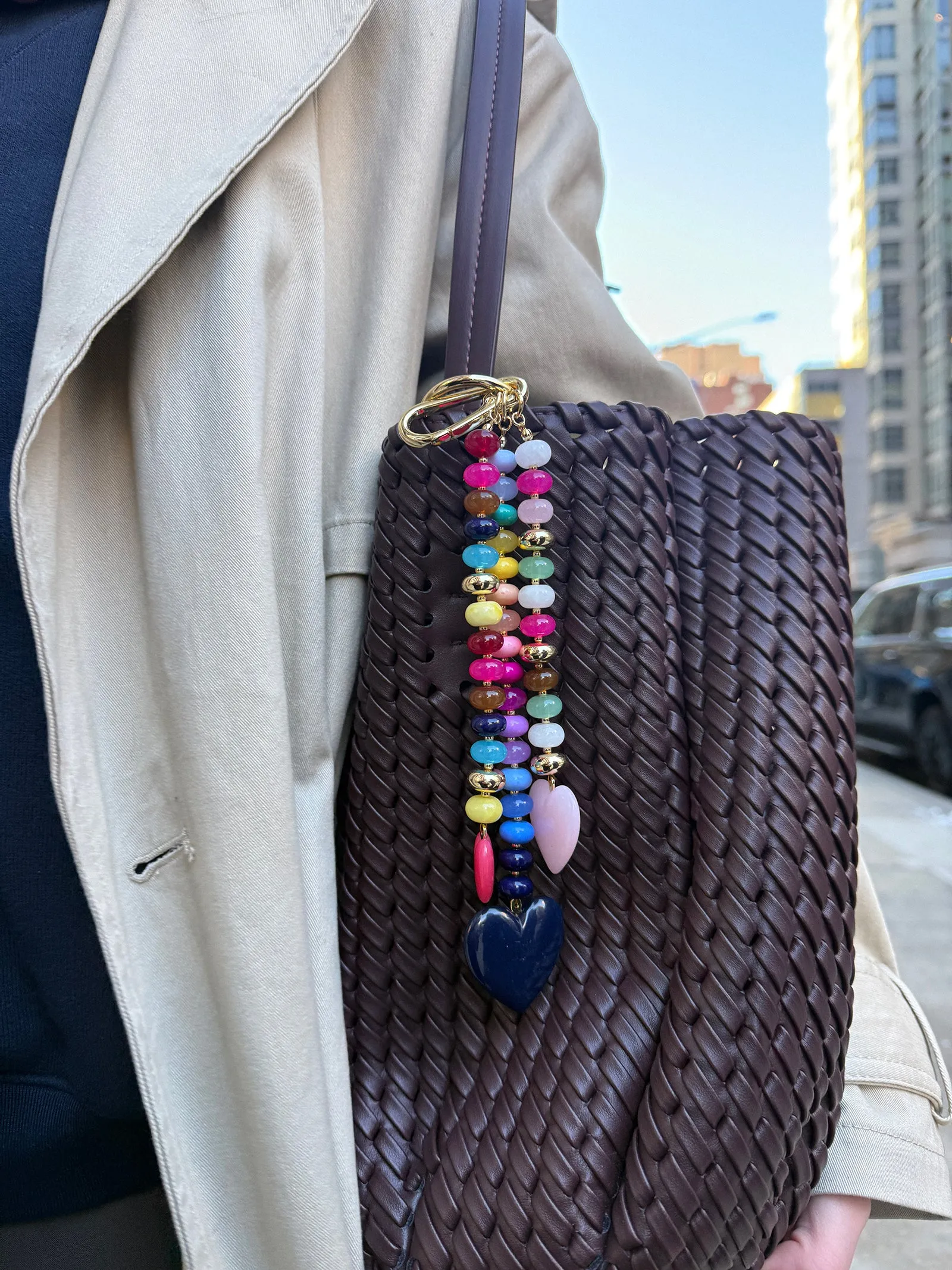 Love Always Heart Bag Charm - Multi sold by BaubleBar product image thumbnail 2