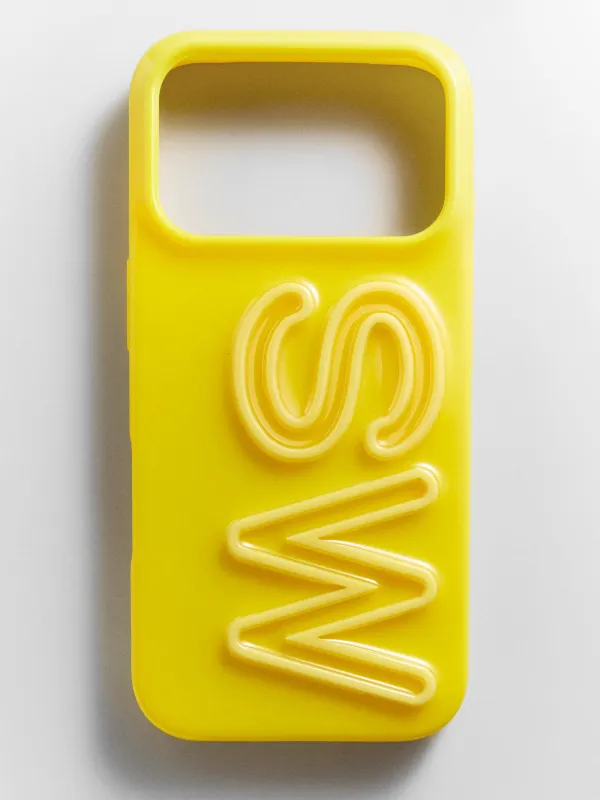 Fine Line Custom iPhone Case - Yellow/Yellow made by BaubleBar
