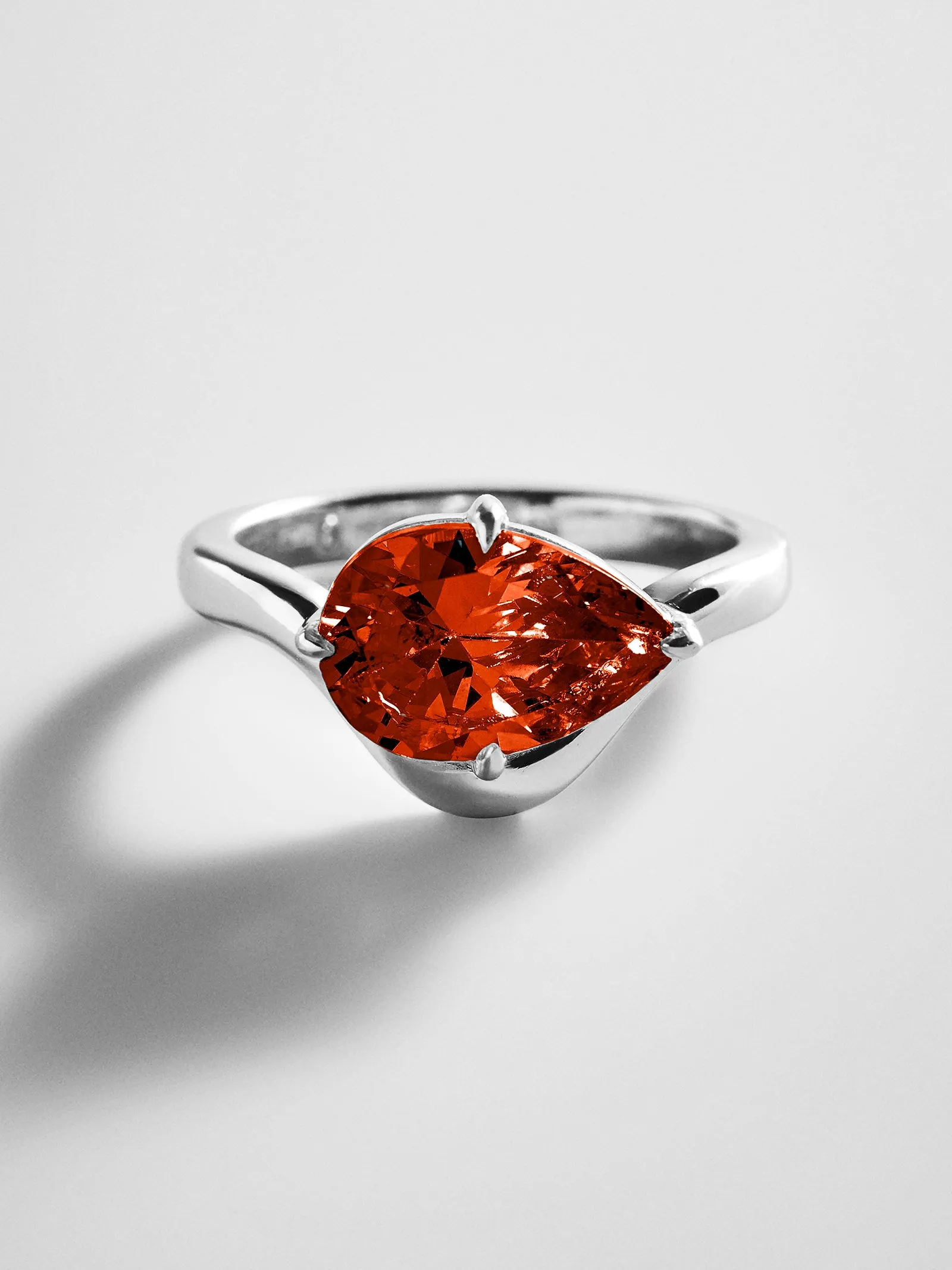 Wavy Custom Birthstone Ring - Silver sold by BaubleBar product image thumbnail 3
