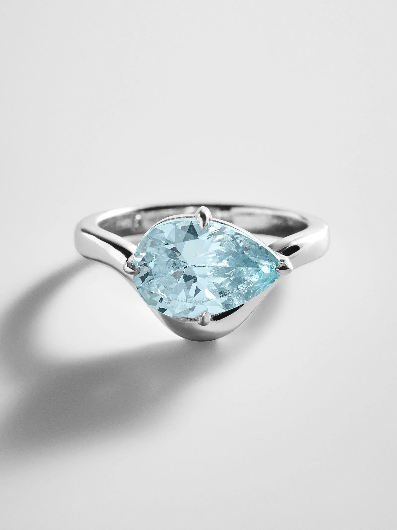 Wavy Custom Birthstone Ring - Silver sold by BaubleBar product image thumbnail 5