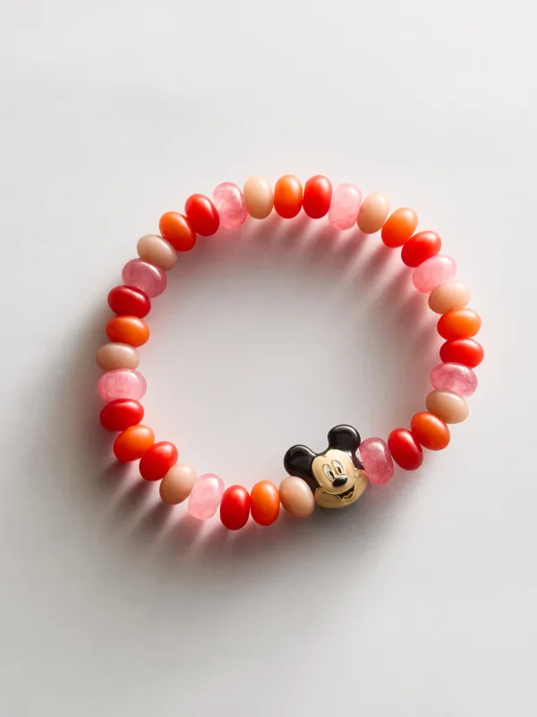 Disney Mickey Mouse Beaded Charm Bracelet - Mickey Mouse made by BaubleBar
