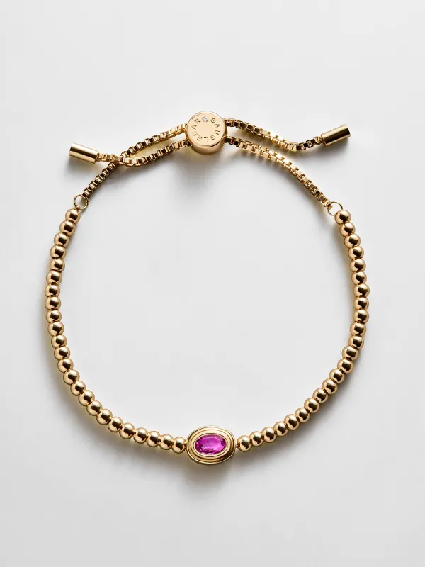 Valerie Bezel Pisa Bracelet - Rose made by BaubleBar