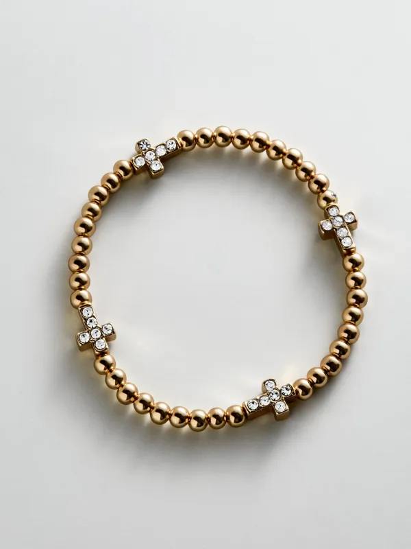 Good Energy Pisa Bracelet - Cross made by BaubleBar
