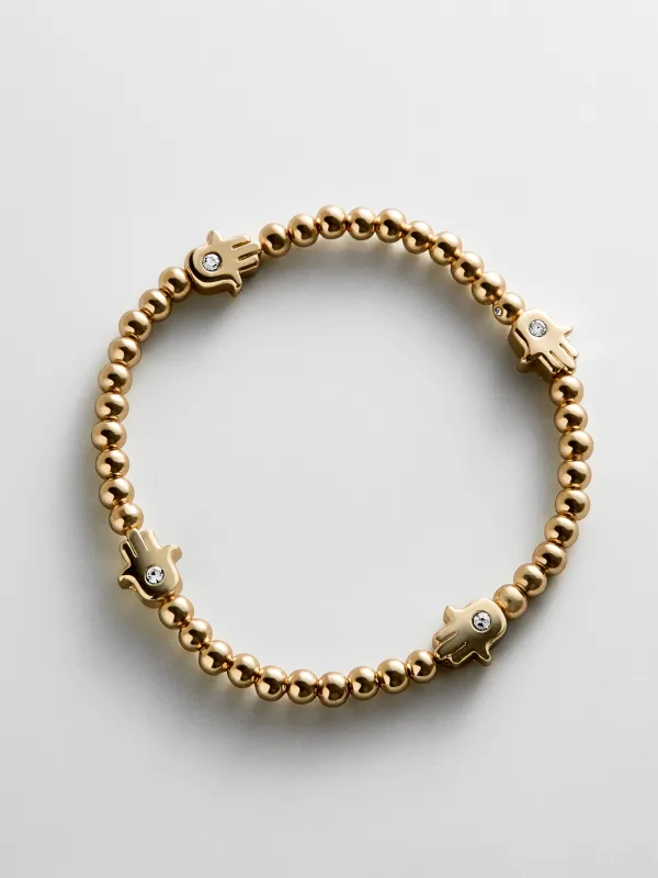 Good Energy Pisa Bracelet - Hamsa made by BaubleBar