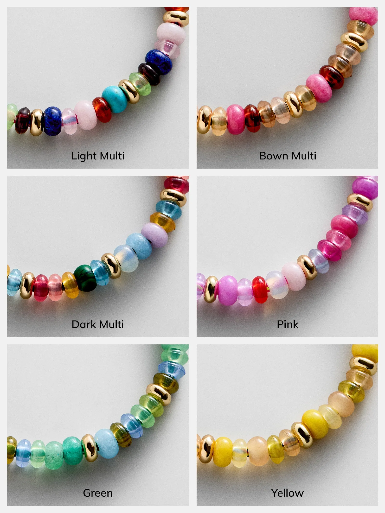 Kennedy Semi-Precious Bracelet - Brown Multi sold by BaubleBar product image thumbnail 4