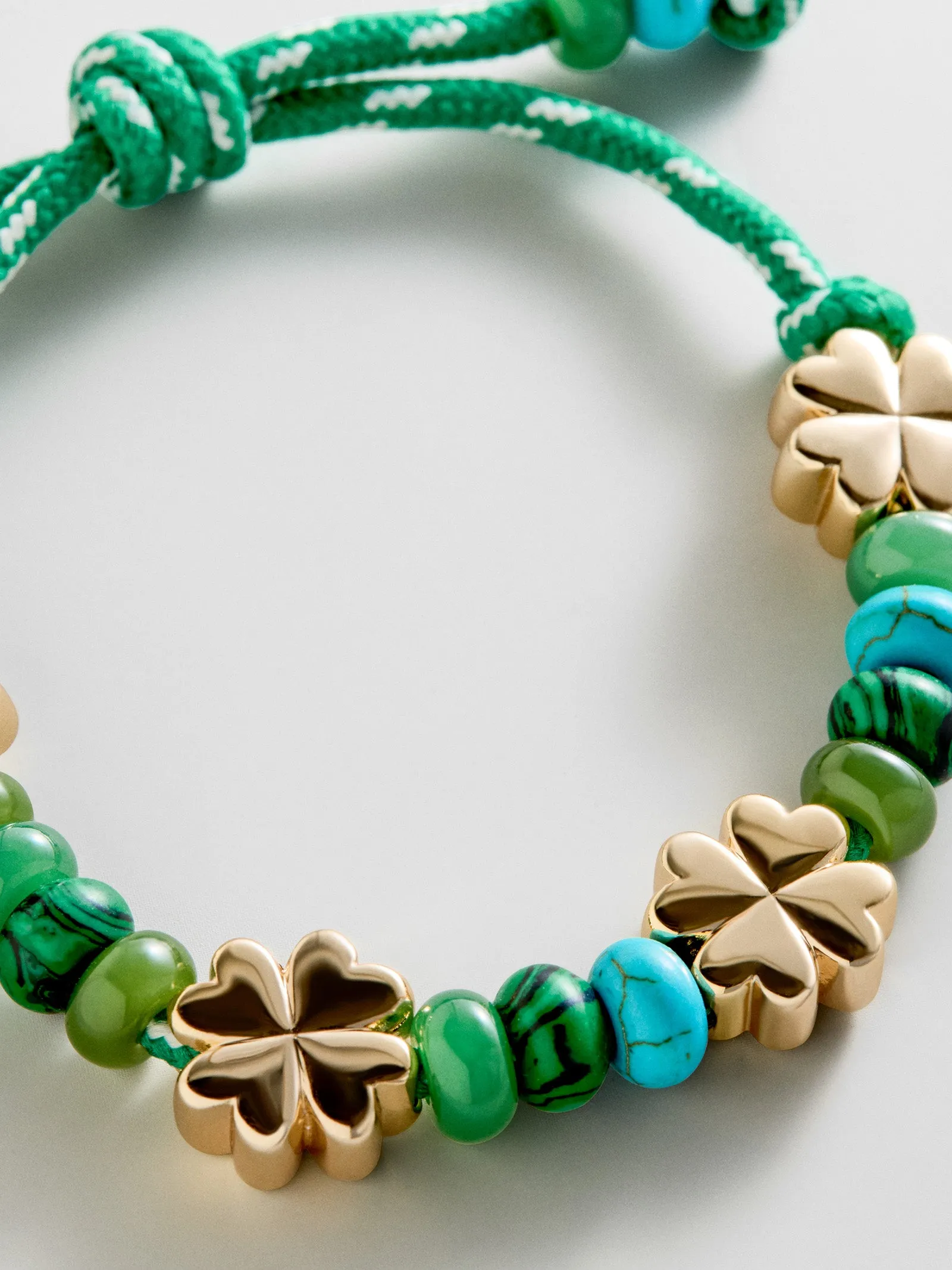 Happy Here Beaded Bracelet - Clover sold by BaubleBar product image thumbnail 2