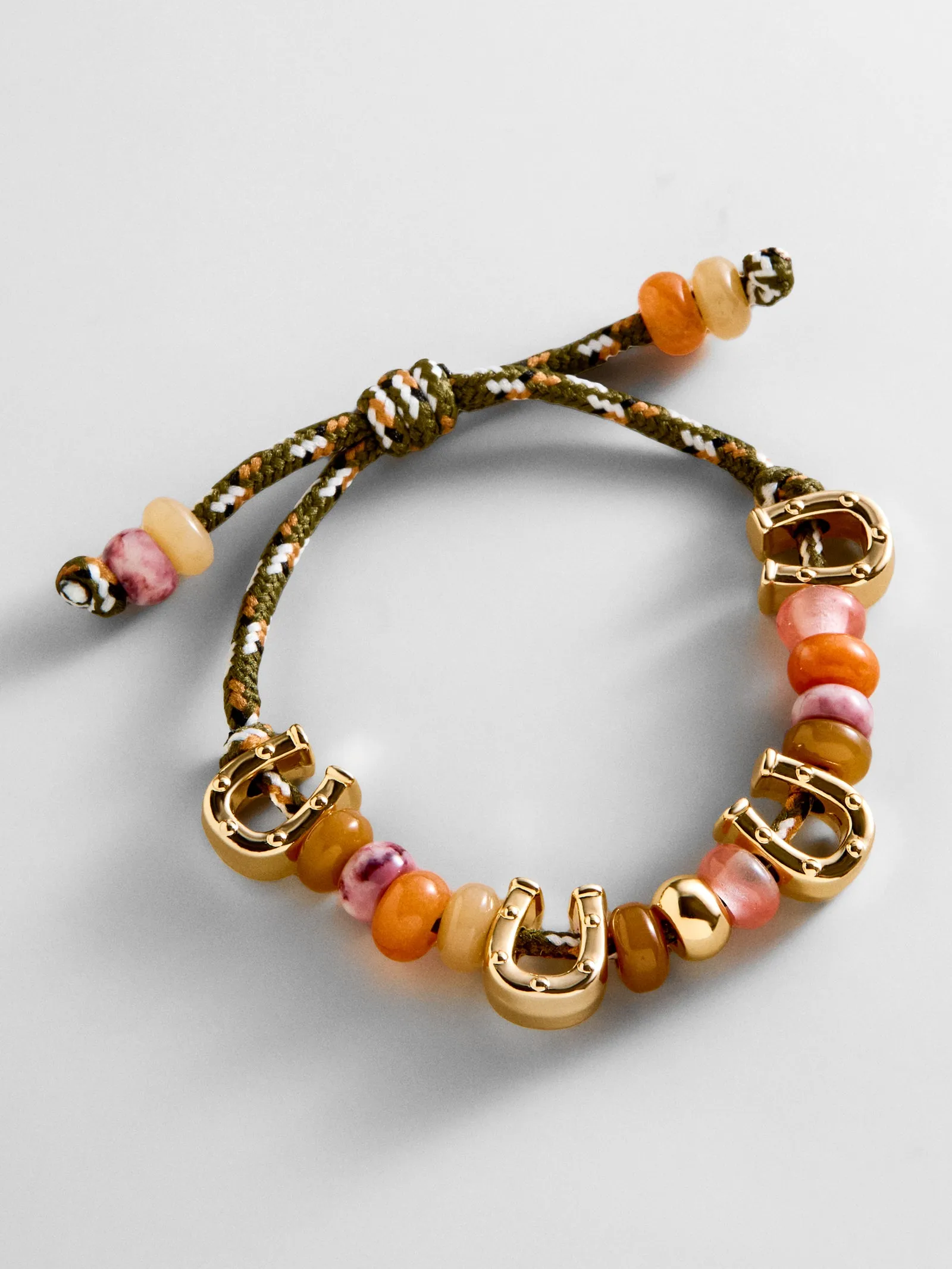Happy Here Beaded Bracelet - Horseshoe sold by BaubleBar