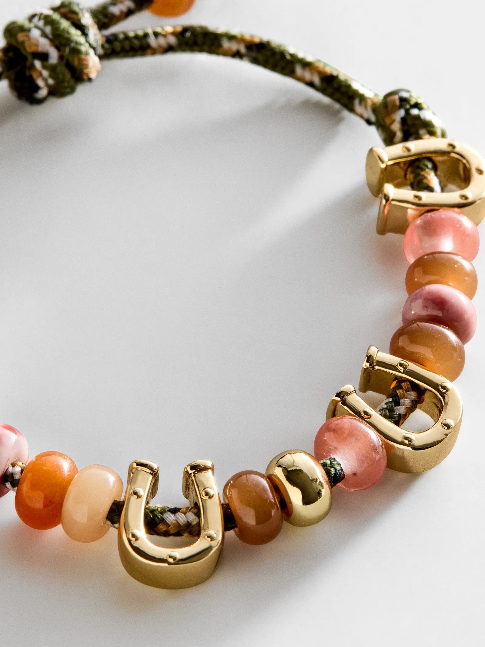 Happy Here Beaded Bracelet - Horseshoe sold by BaubleBar product image thumbnail 2