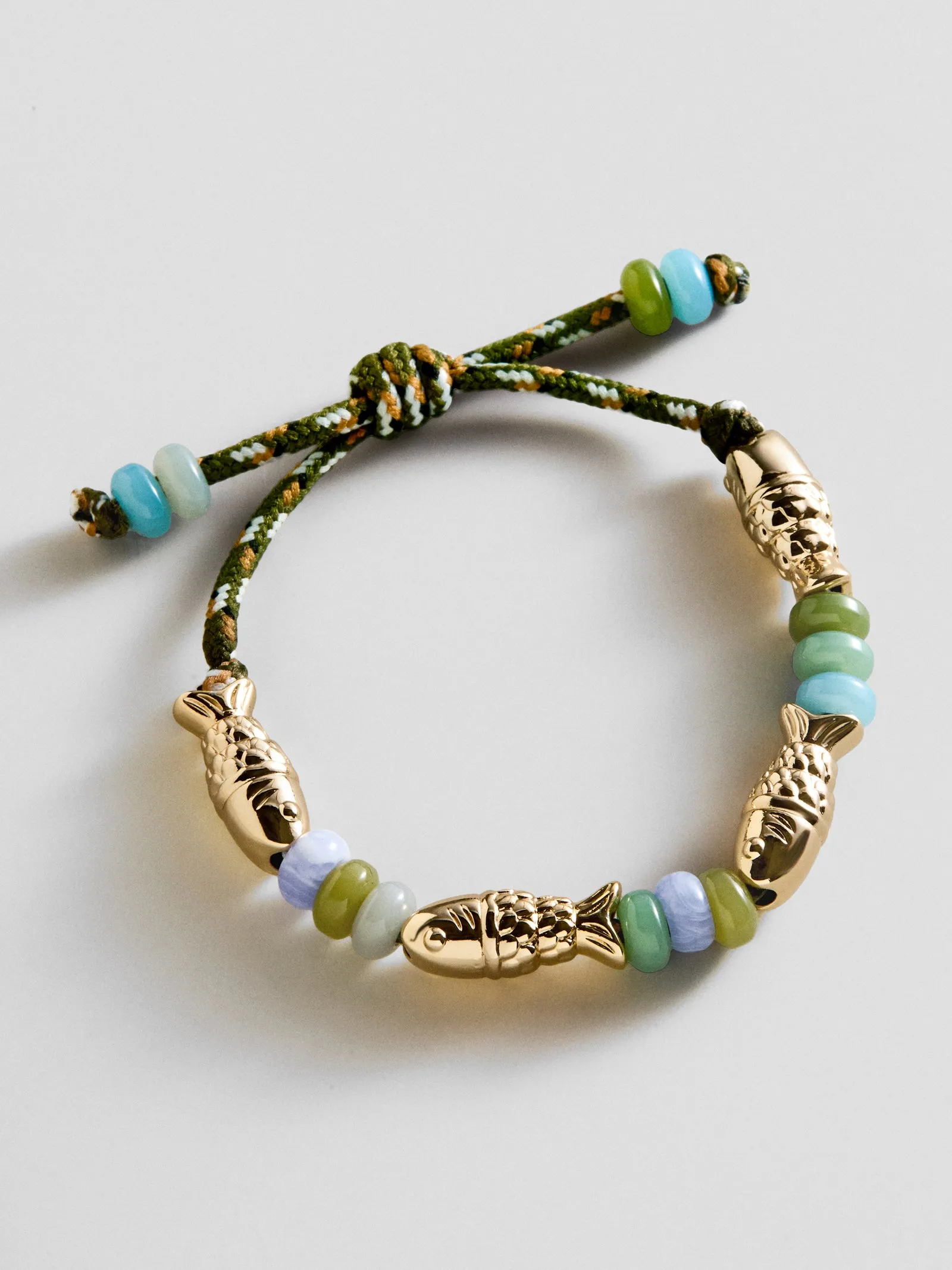Happy Here Beaded Bracelet - Fish sold by BaubleBar